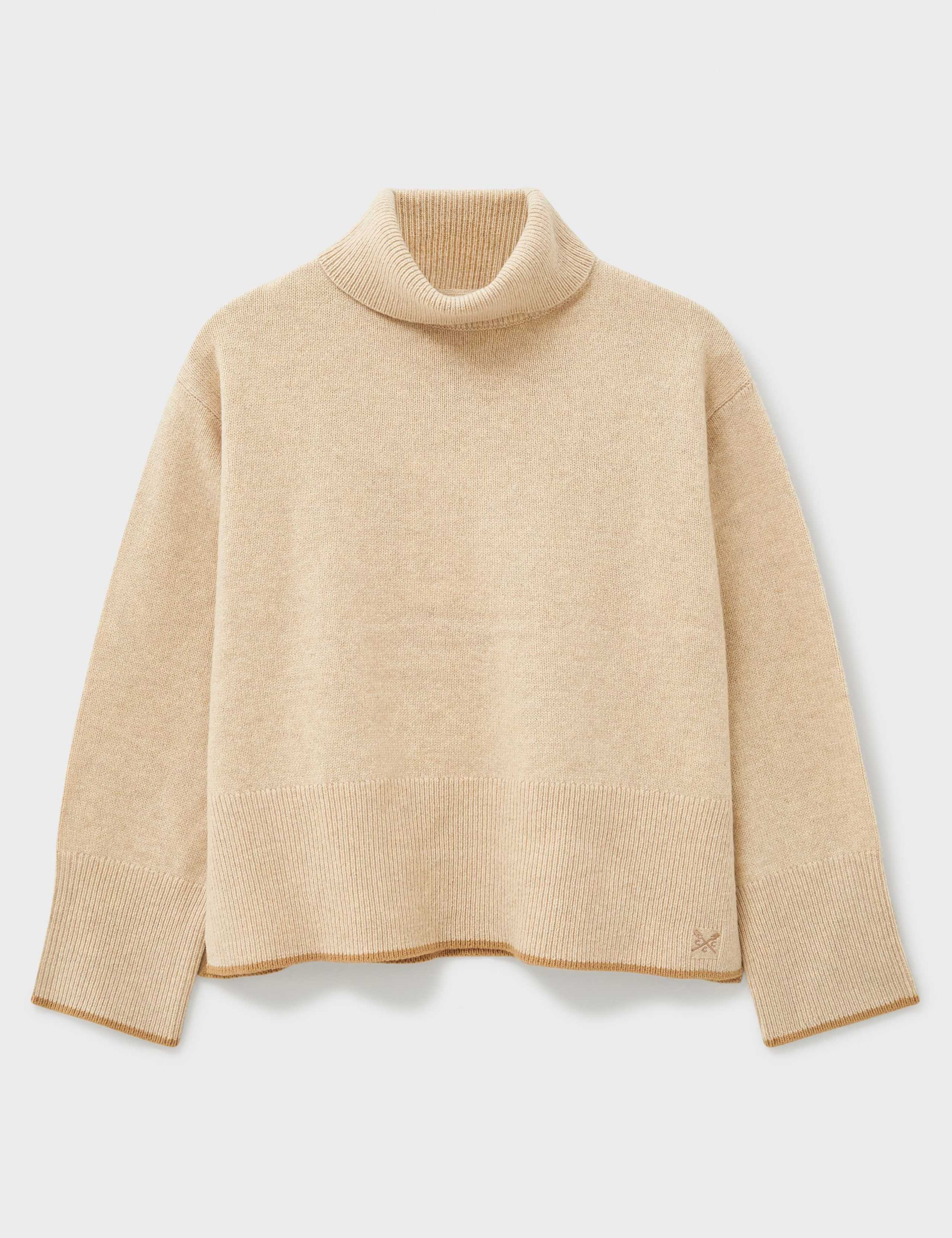 Wool Rich Textured Roll Neck Jumper 2 of 5