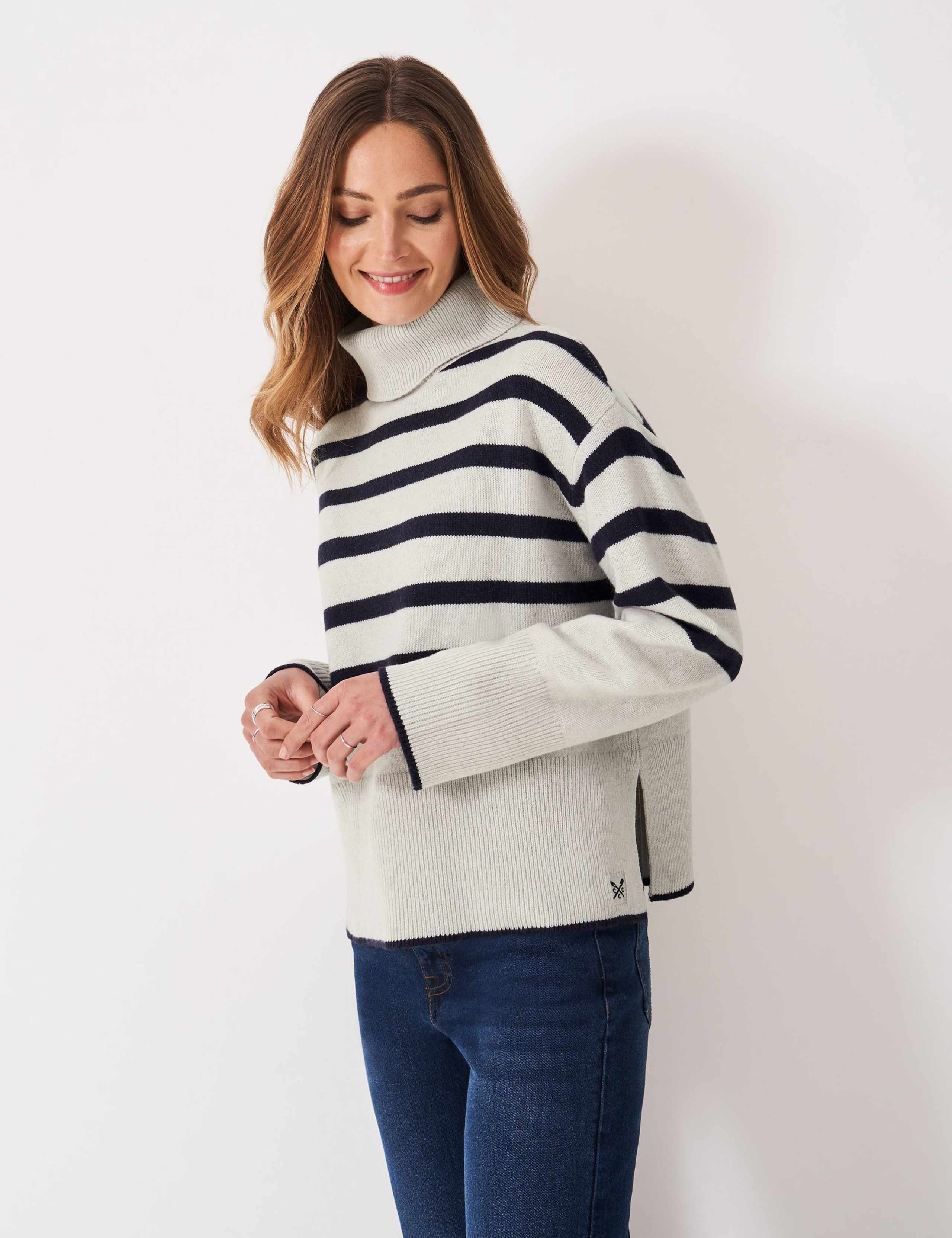 Wool Rich Textured Roll Neck Jumper 4 of 5