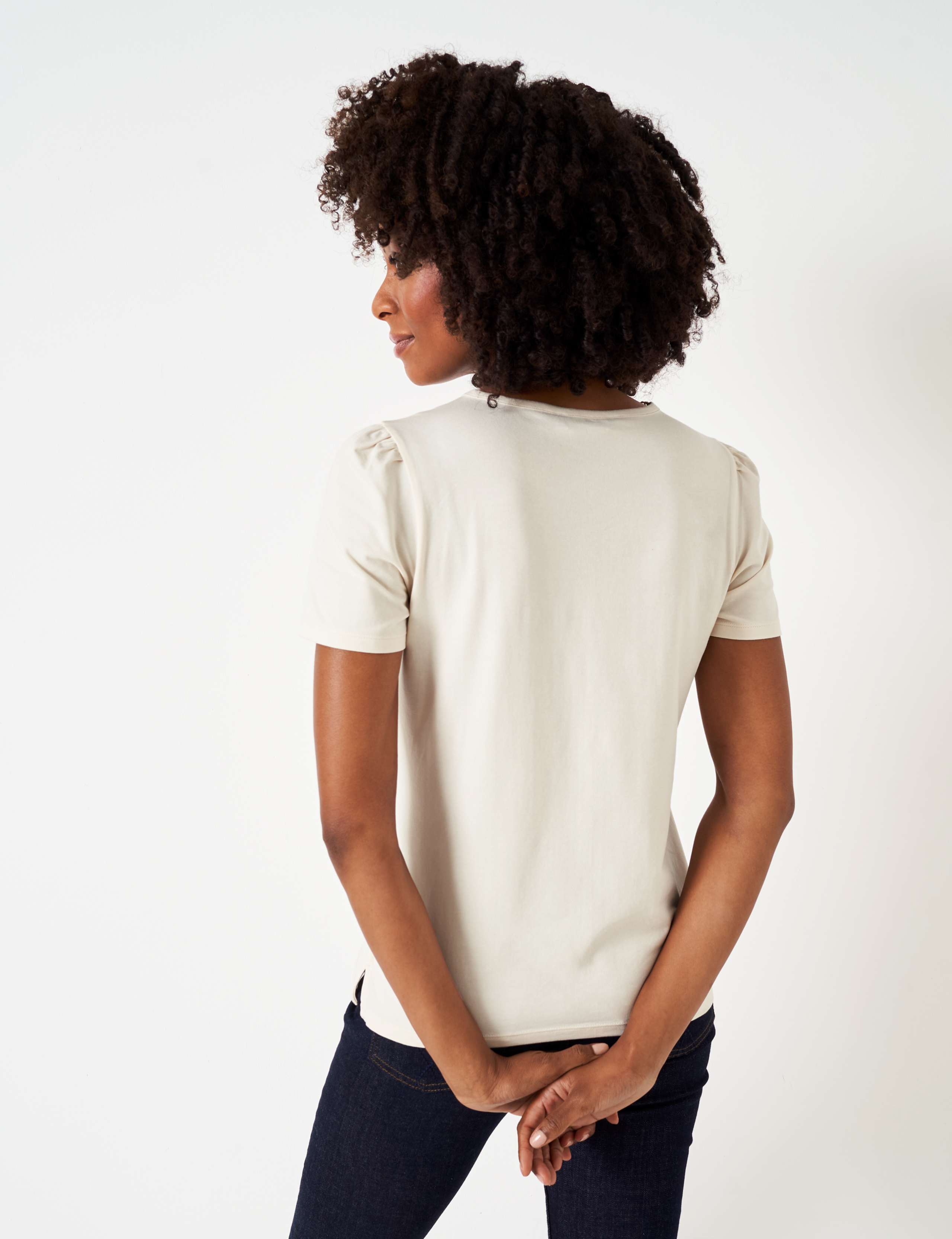 Cotton Rich Lace Insert Top 3 of 4