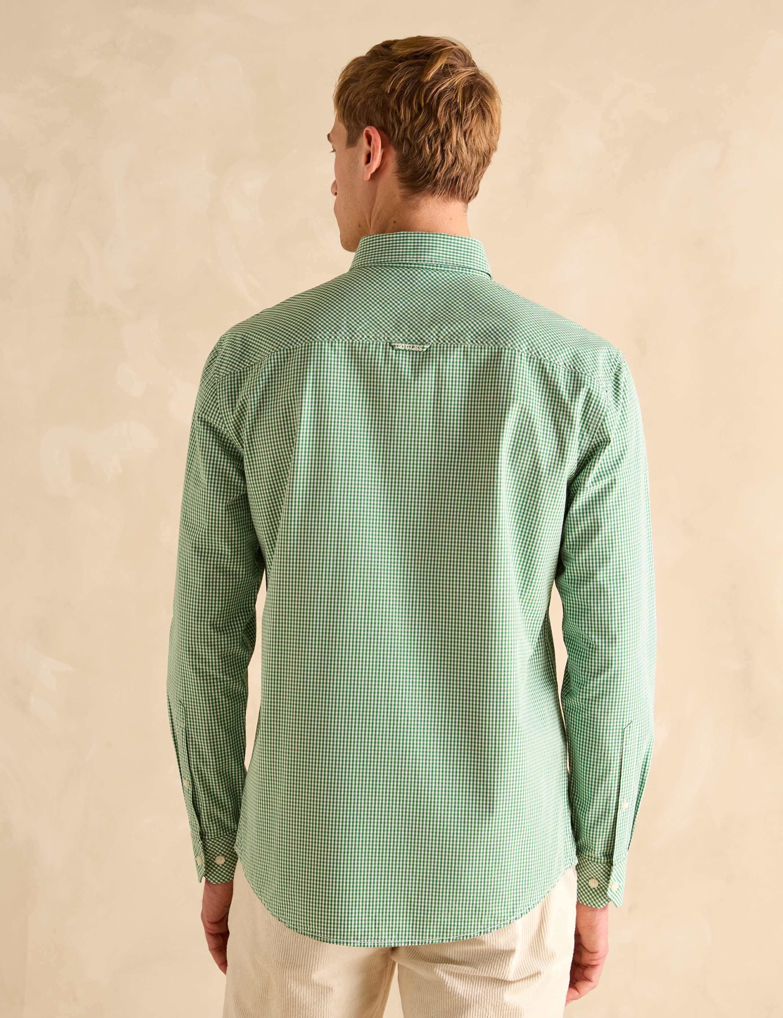 Pure Cotton Check Oxford Shirt 2 of 7