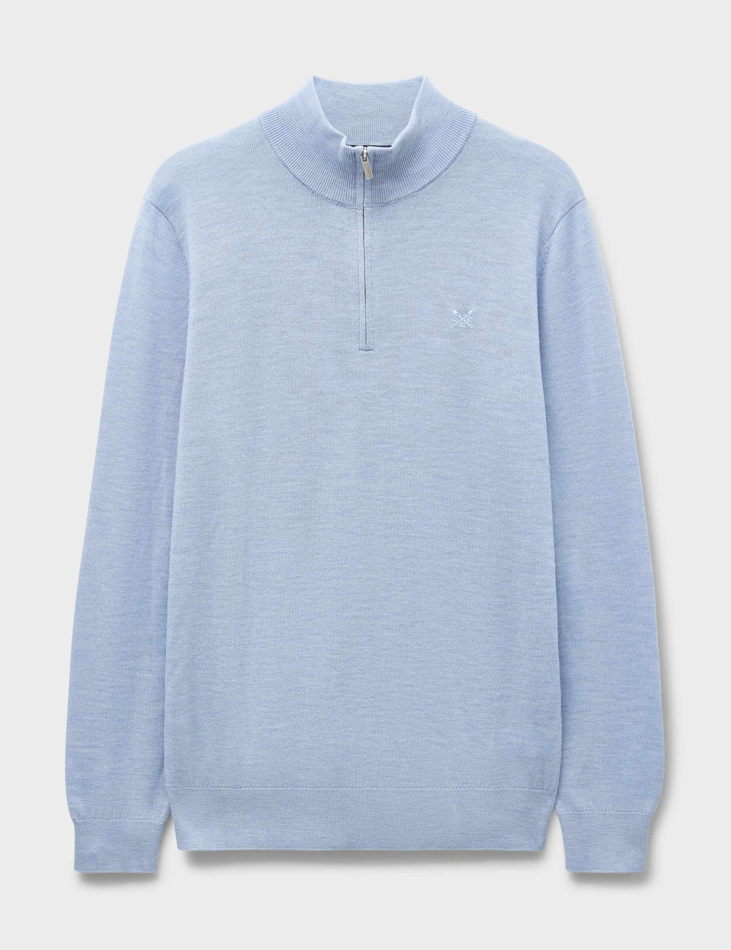 Pure Merino Wool Half Zip Jumper 2 of 5