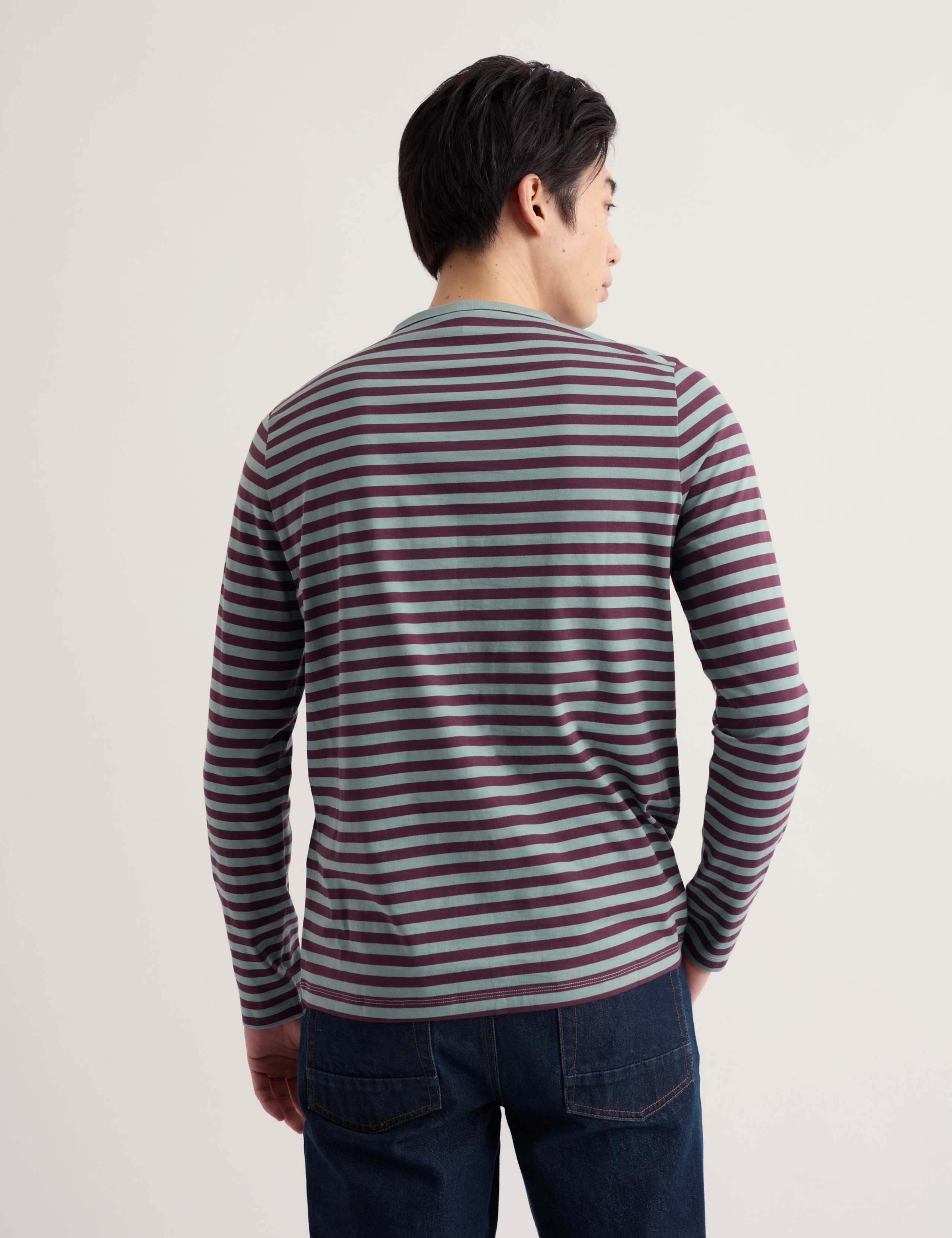 Pure Cotton Striped Long Sleeve Top 3 of 5