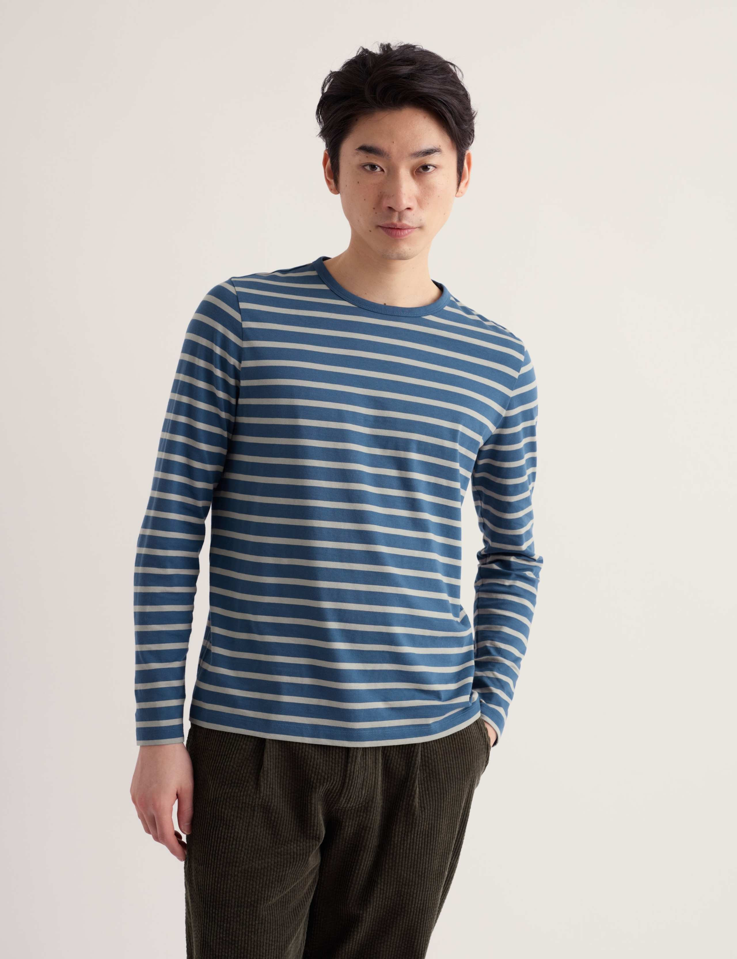Pure Cotton Striped Long Sleeve Top 3 of 5