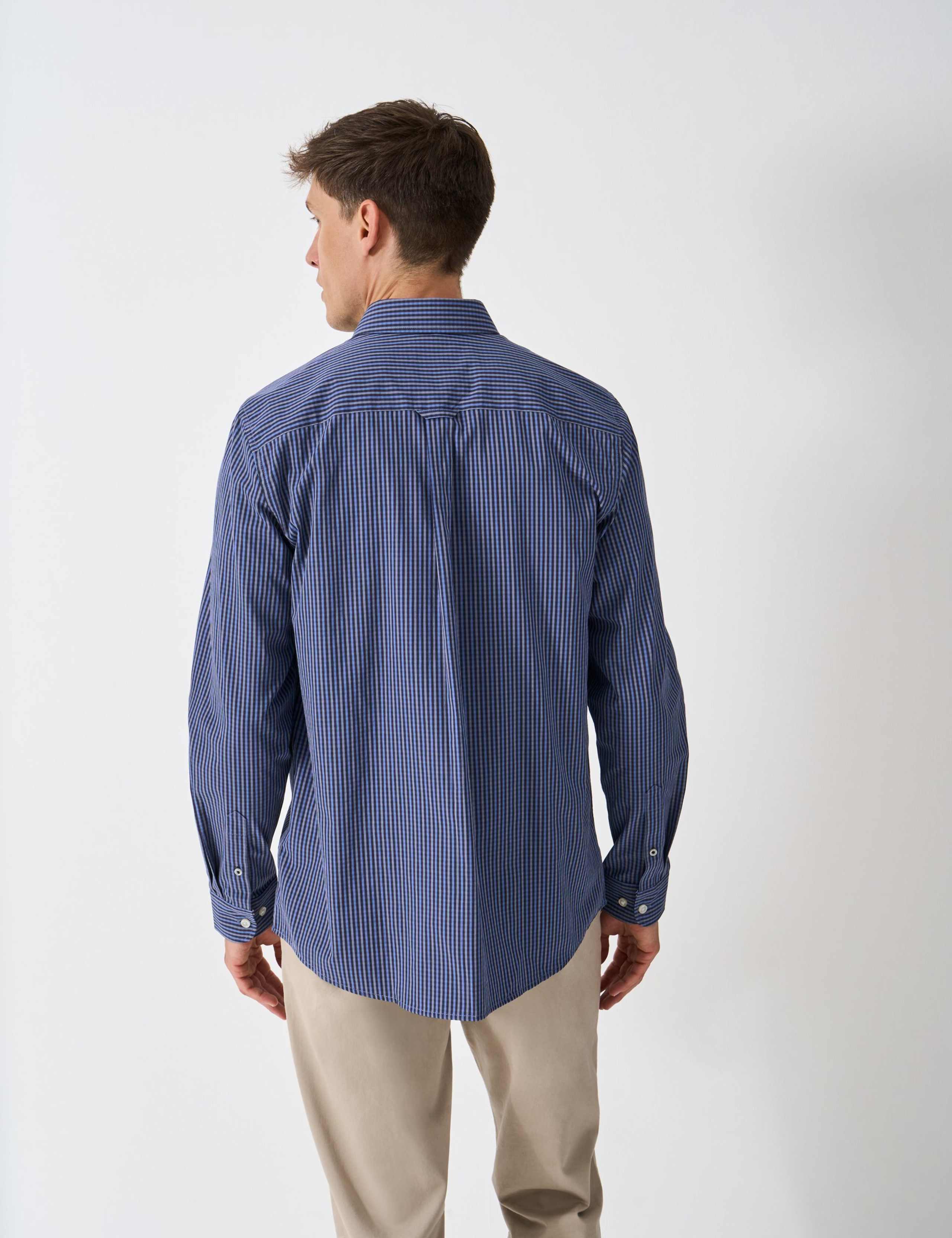 Pure Cotton Gingham Oxford Shirt 3 of 5