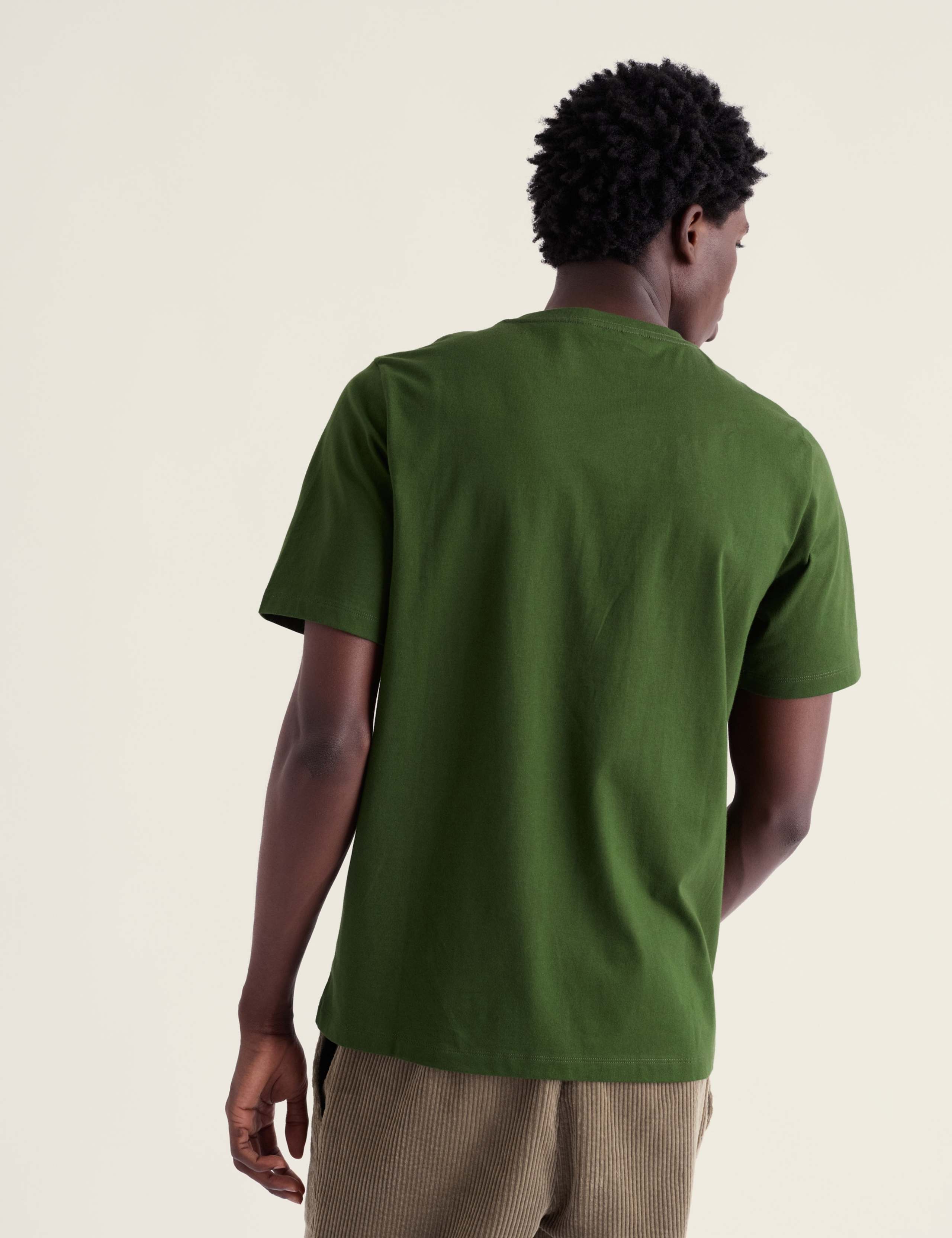 Pure Cotton Abstract Graphic T-Shirt 4 of 5