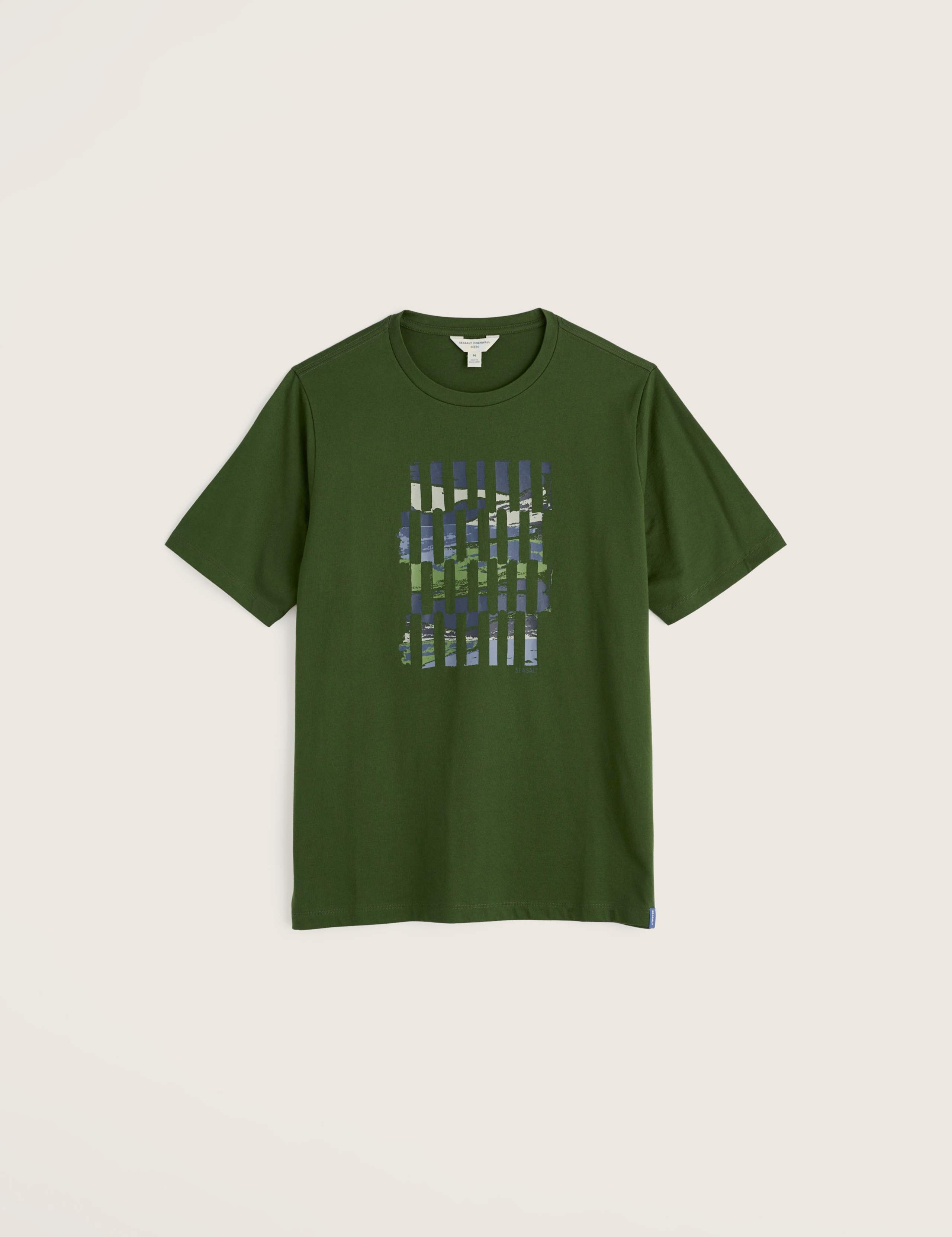 Pure Cotton Abstract Graphic T-Shirt 2 of 5