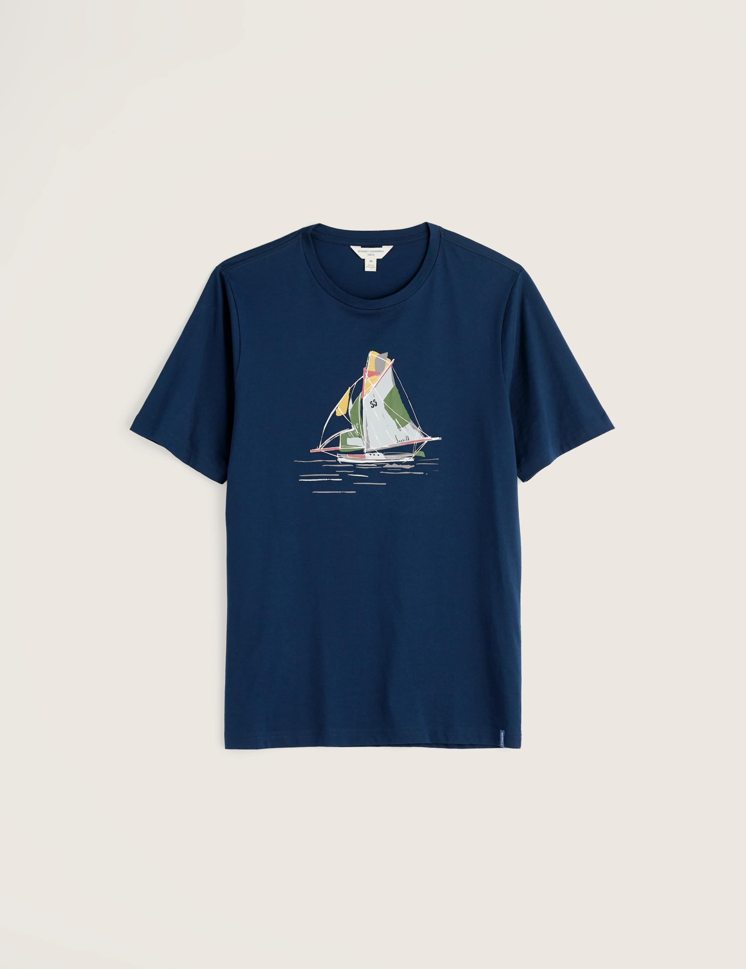 Pure Cotton Yacht Graphic T-Shirt 2 of 5
