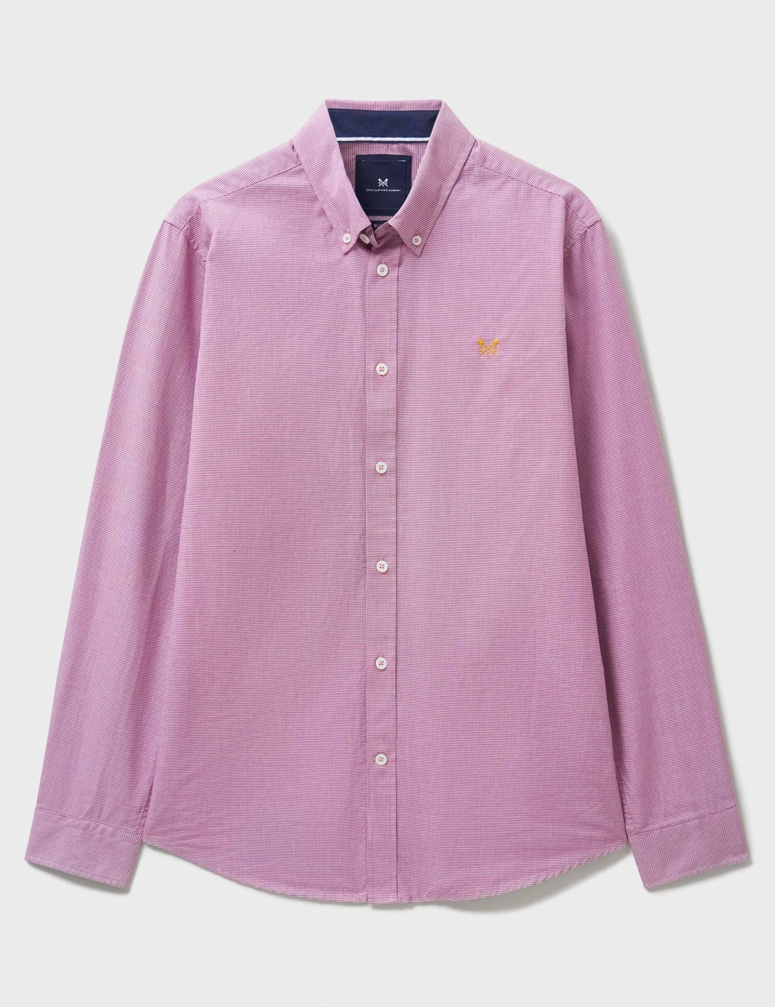 Pure Cotton Puppytooth Oxford Shirt 2 of 5
