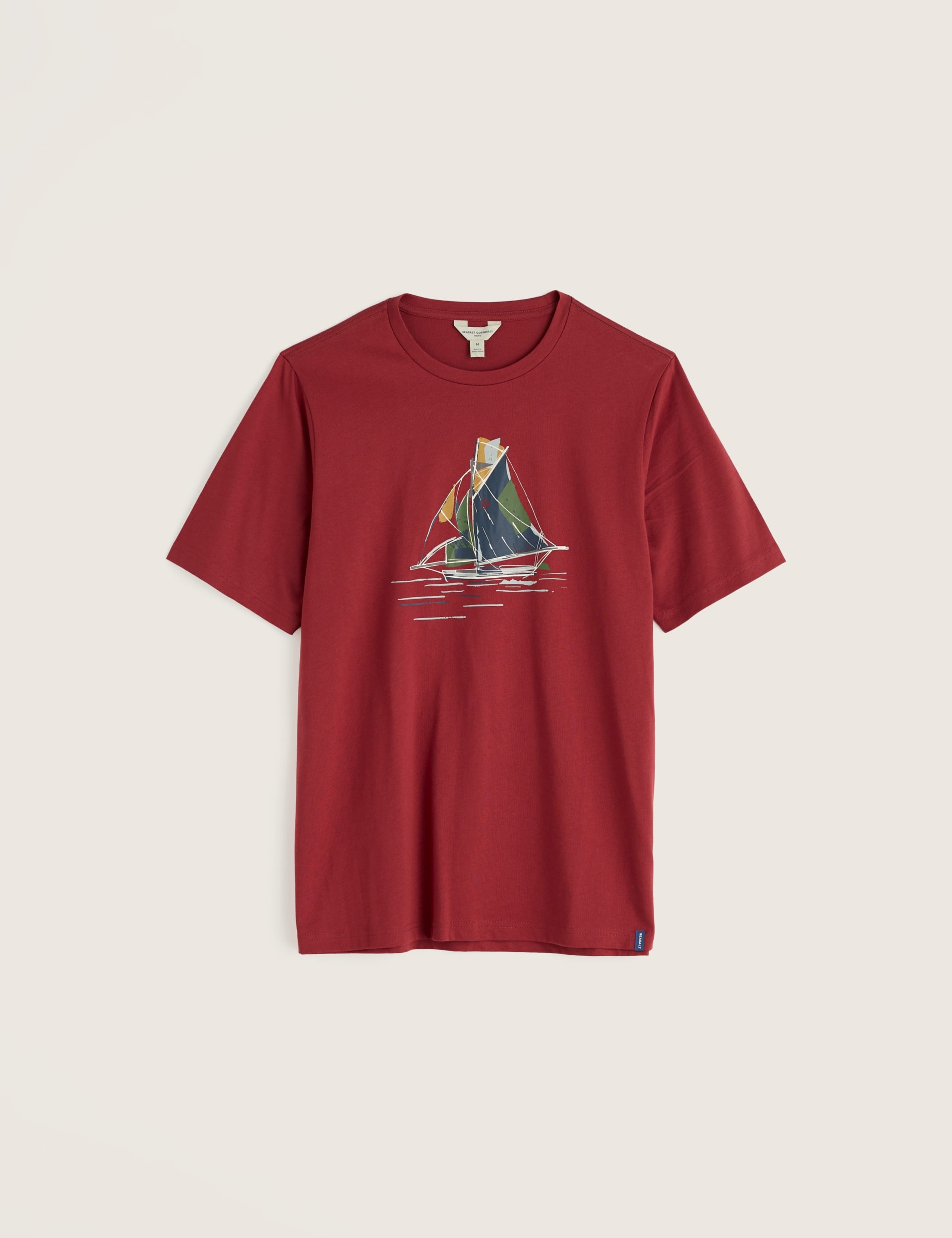 Pure Cotton Sailboat Graphic T-Shirt 2 of 5
