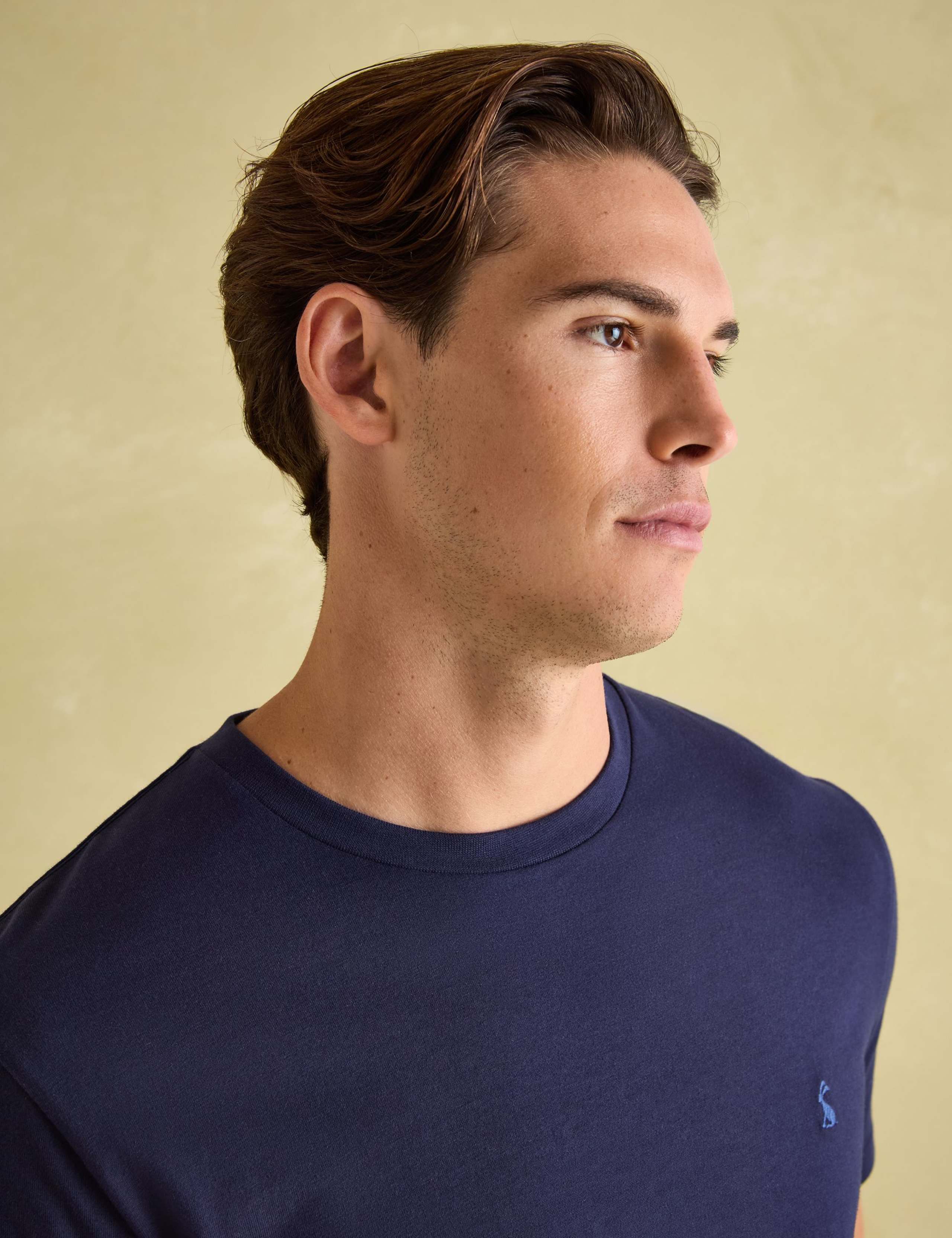 2pk Pure Cotton Crew Neck T-Shirts 7 of 7