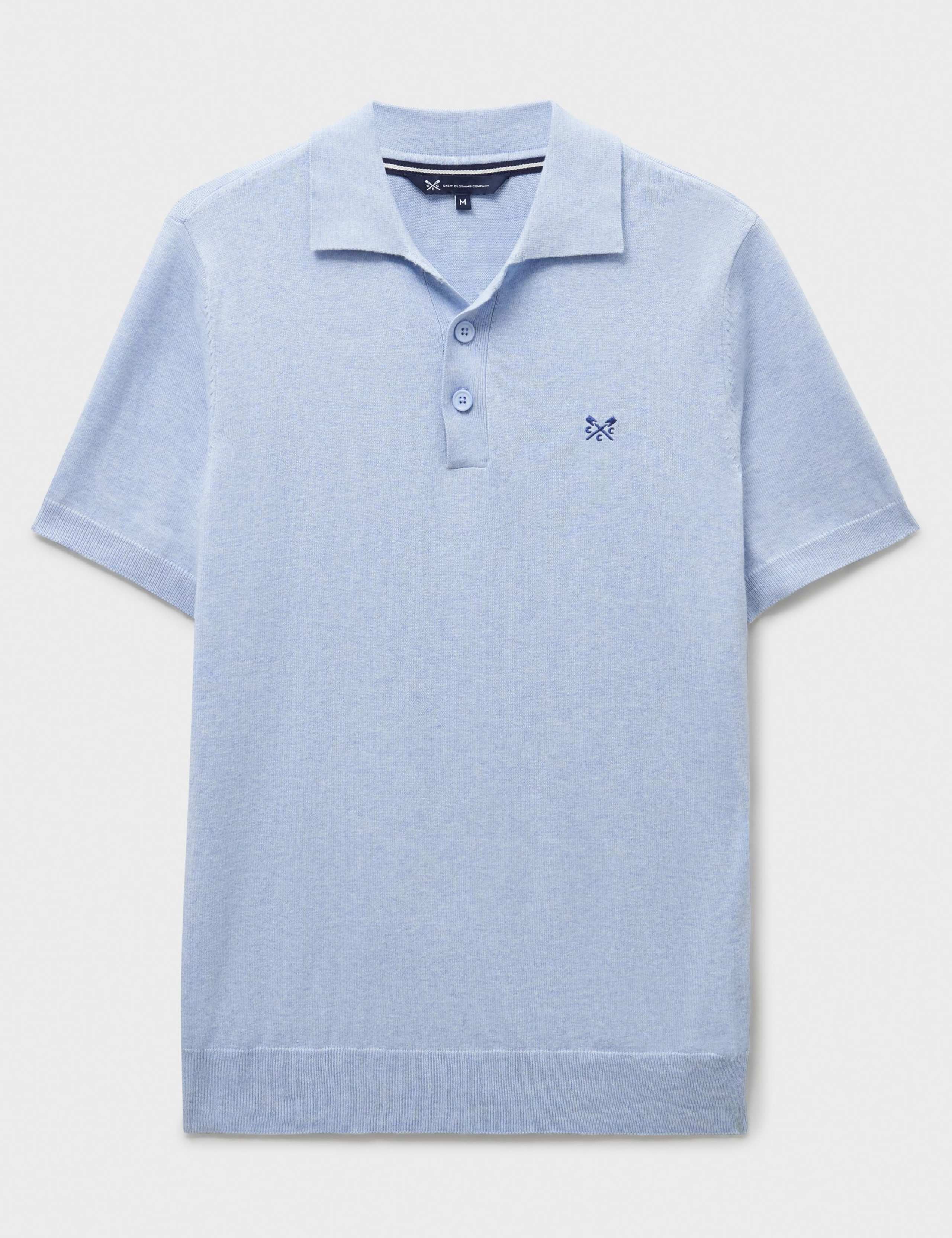 Cotton Blend Knitted Polo Shirt 2 of 5