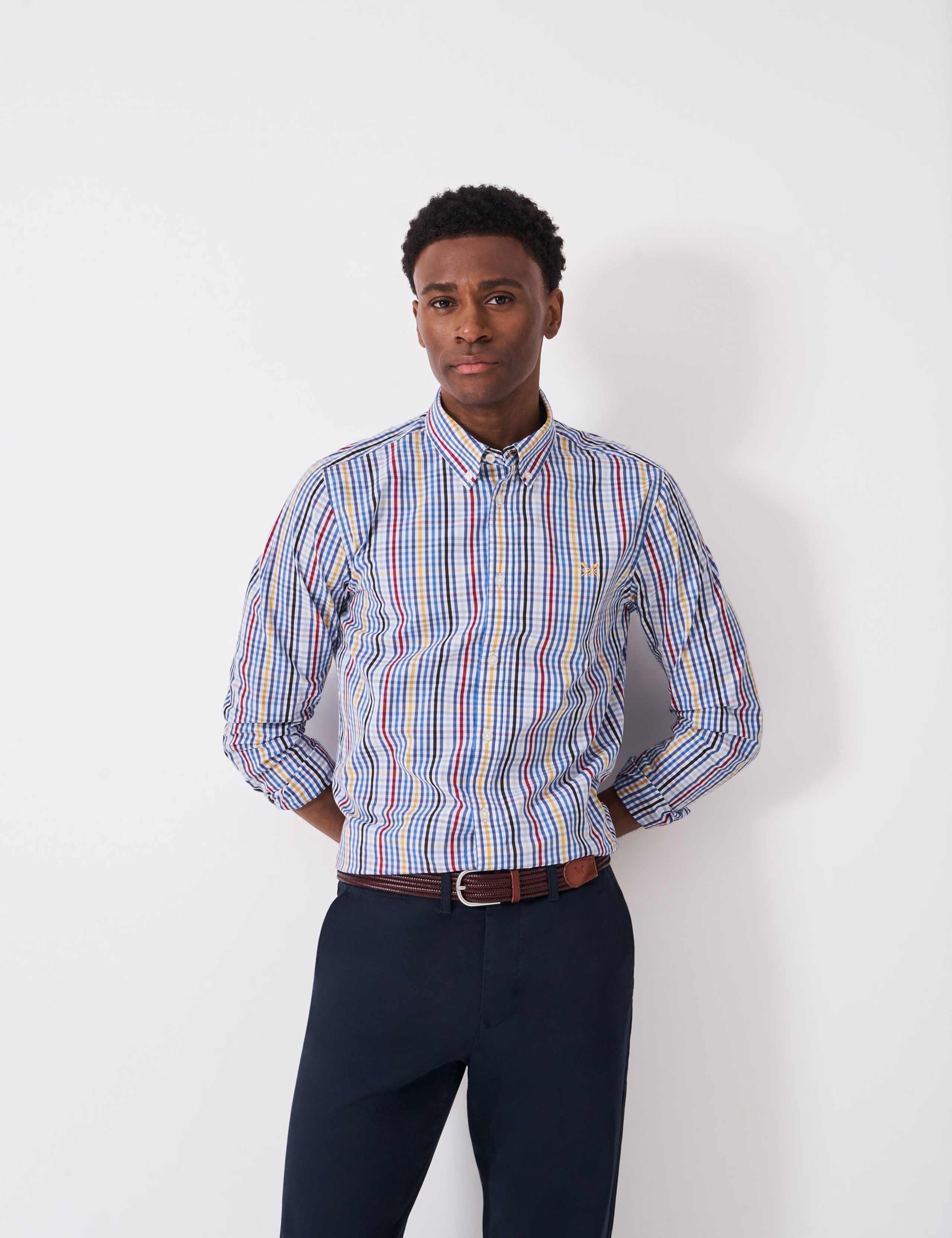 Slim Fit Pure Cotton Checked Shirt 4 of 5