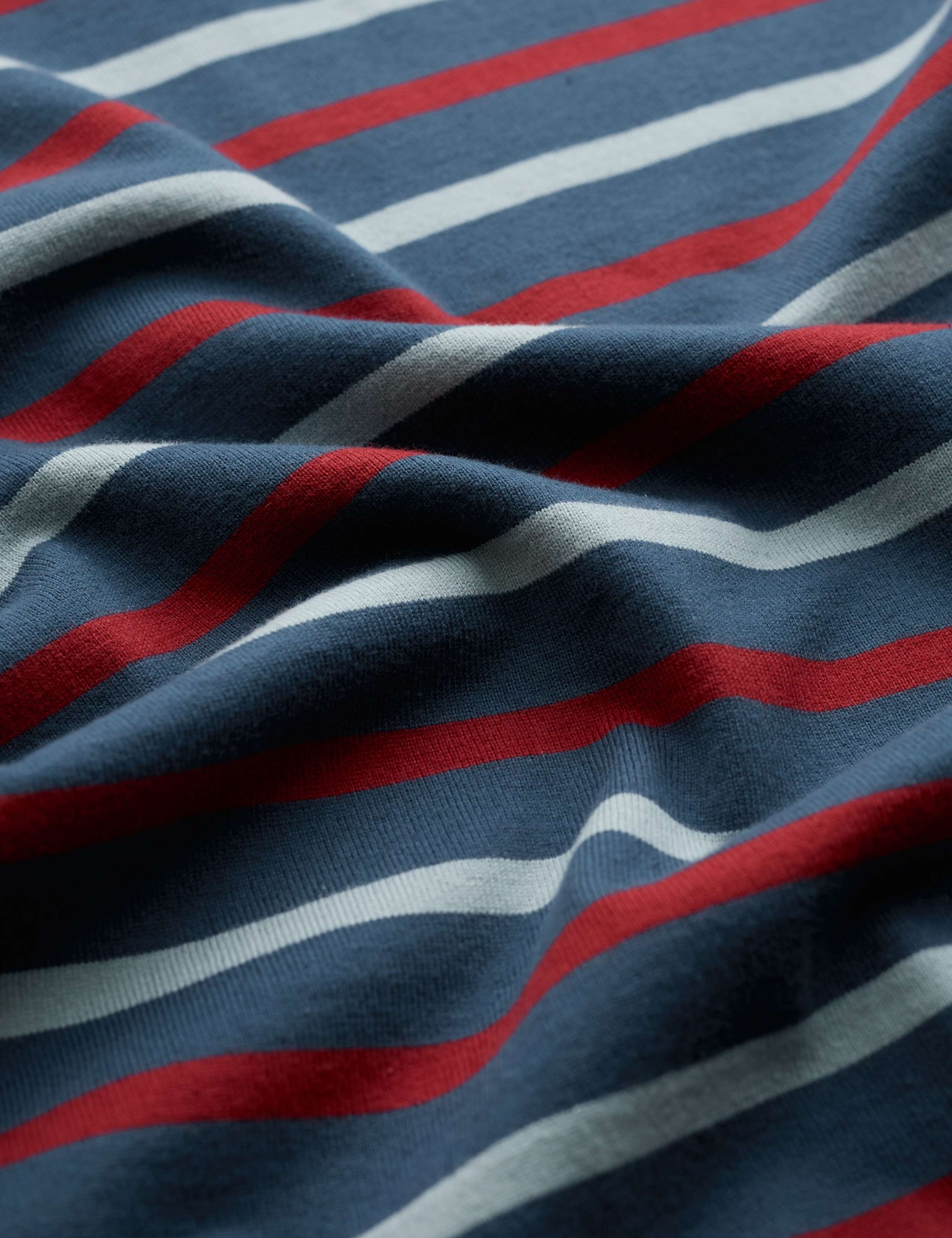 Pure Cotton Jersey Striped Long Sleeve Top 5 of 5