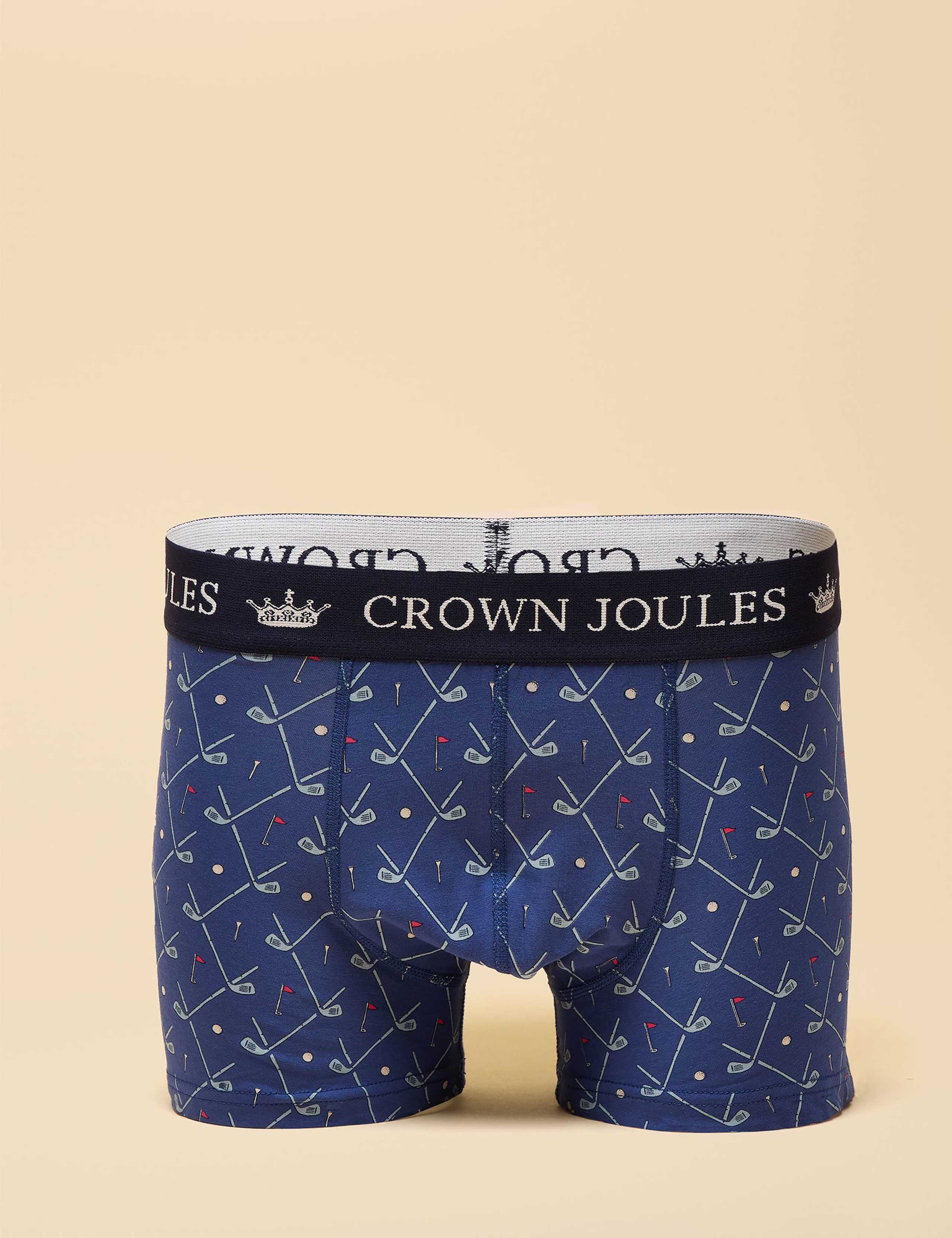 3 Pack Cotton Rich Jersey Printed Boxers 2 of 4