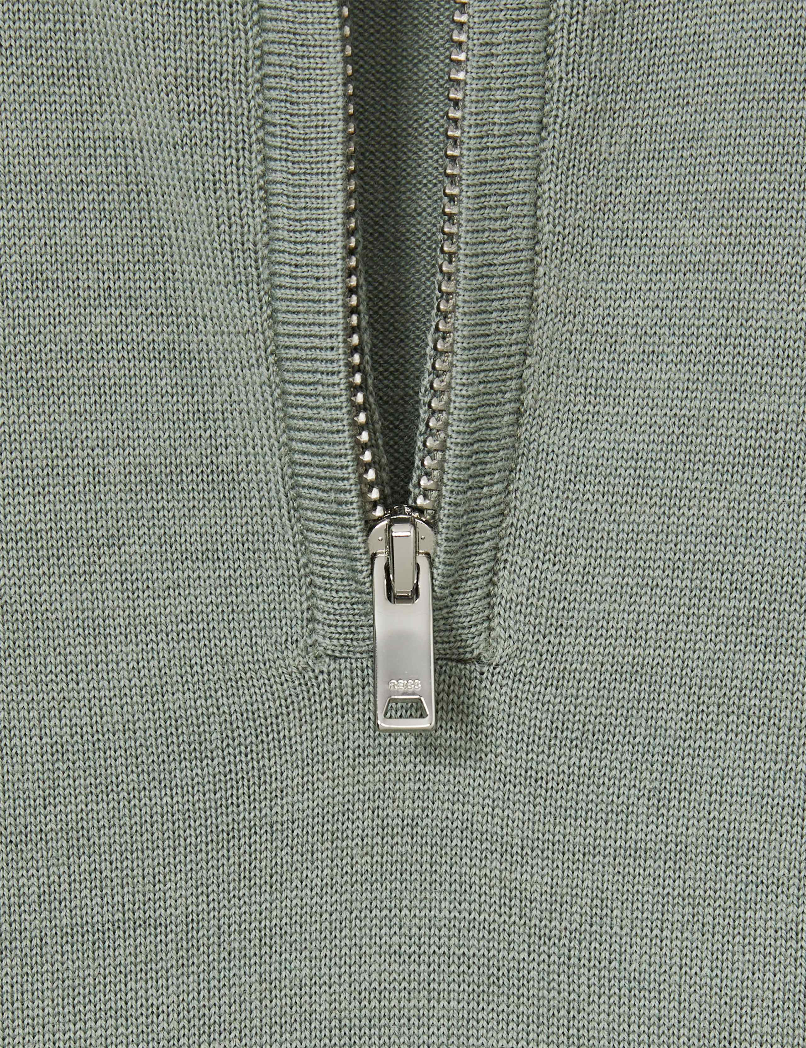 Pure Wool Knitted Half Zip Jumper (3-14 Yrs) 4 of 4