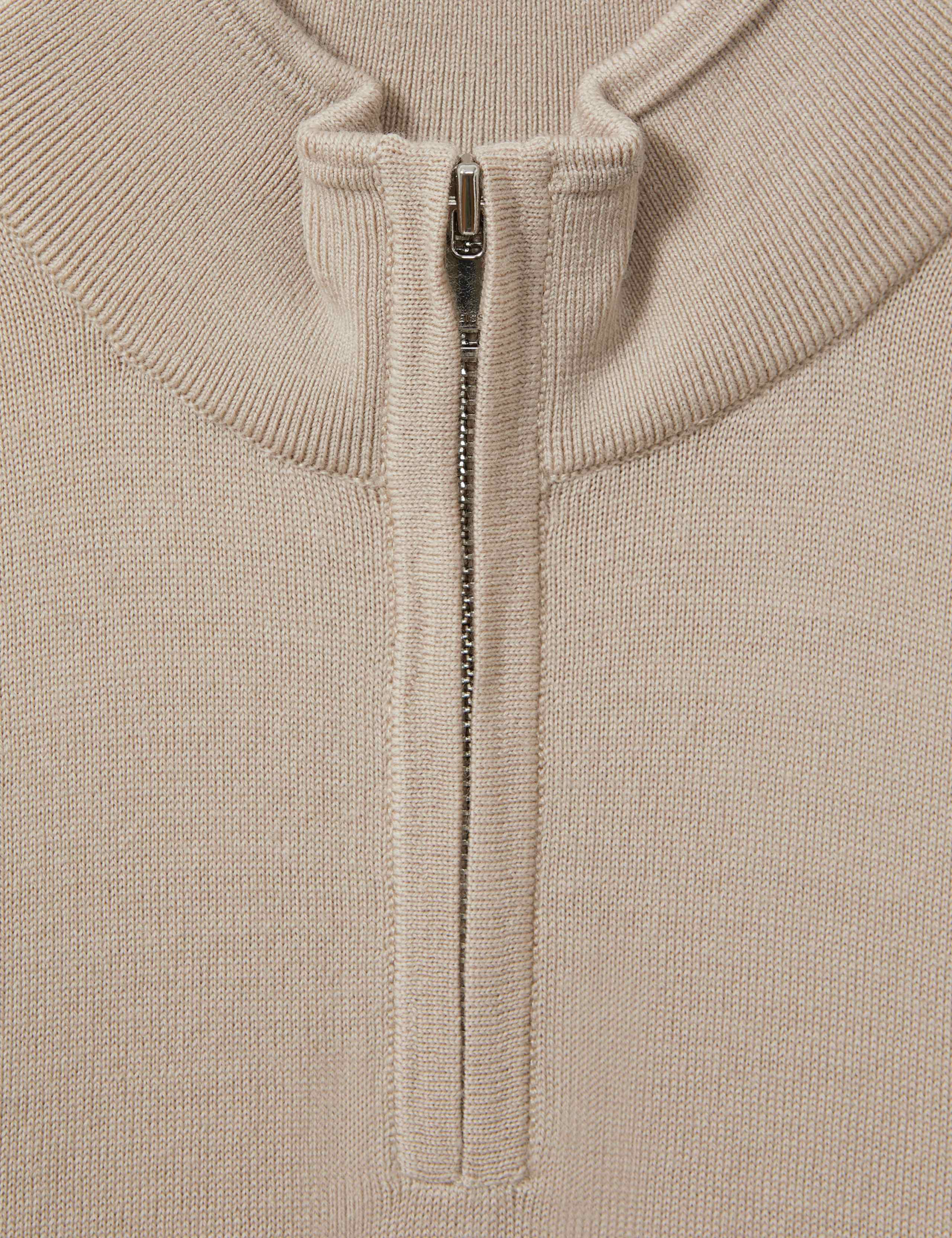 Pure Wool Knitted Half Zip Jumper (3-14 Yrs) 4 of 4
