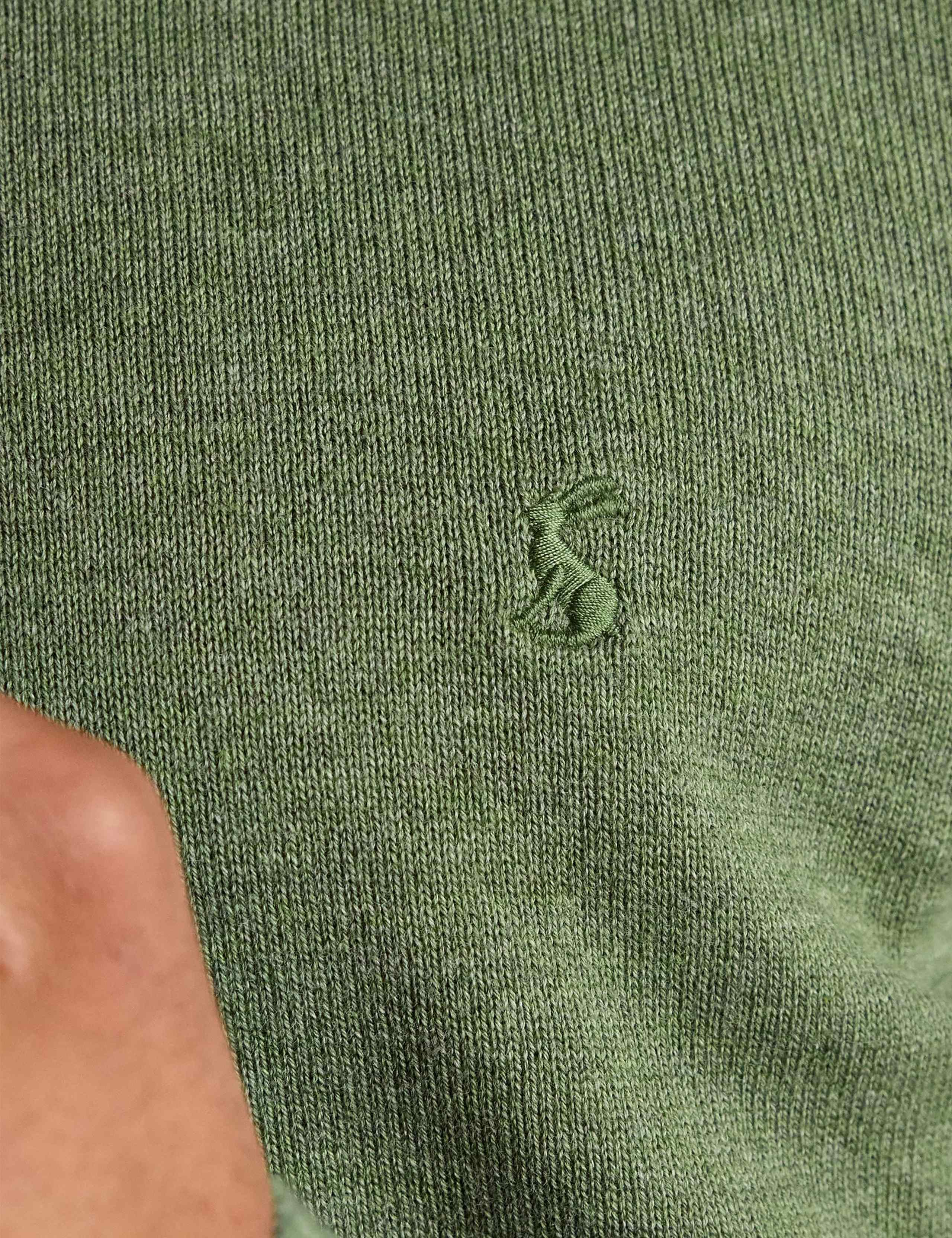 Pure Cotton Half Zip Jumper 5 of 9