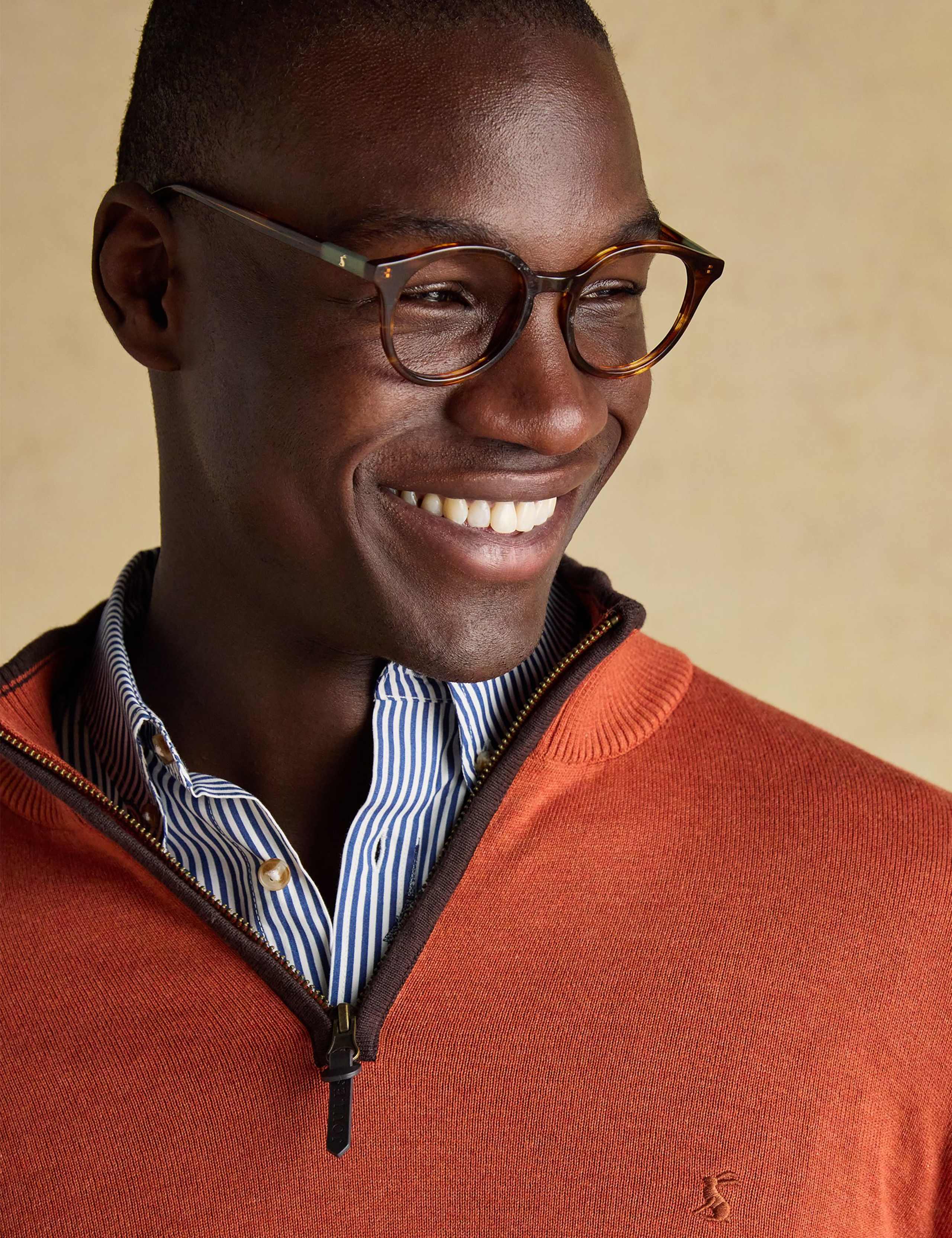 Pure Cotton Half Zip Jumper 7 of 7