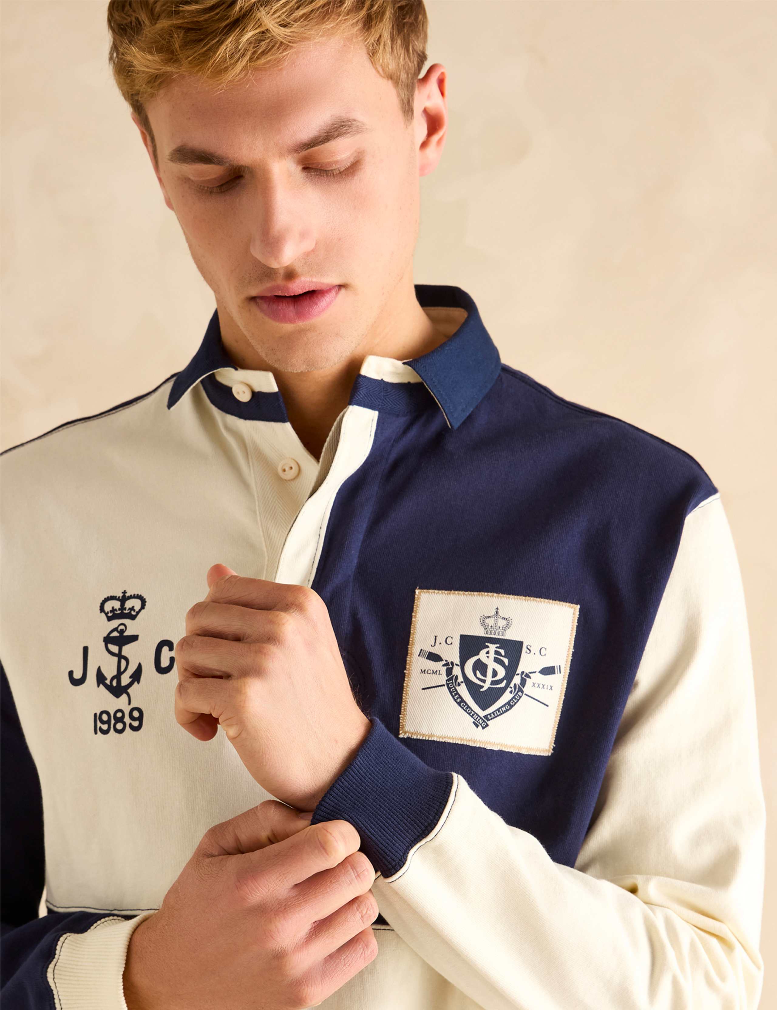 Pure Cotton Patterned Rugby Shirt 5 of 6
