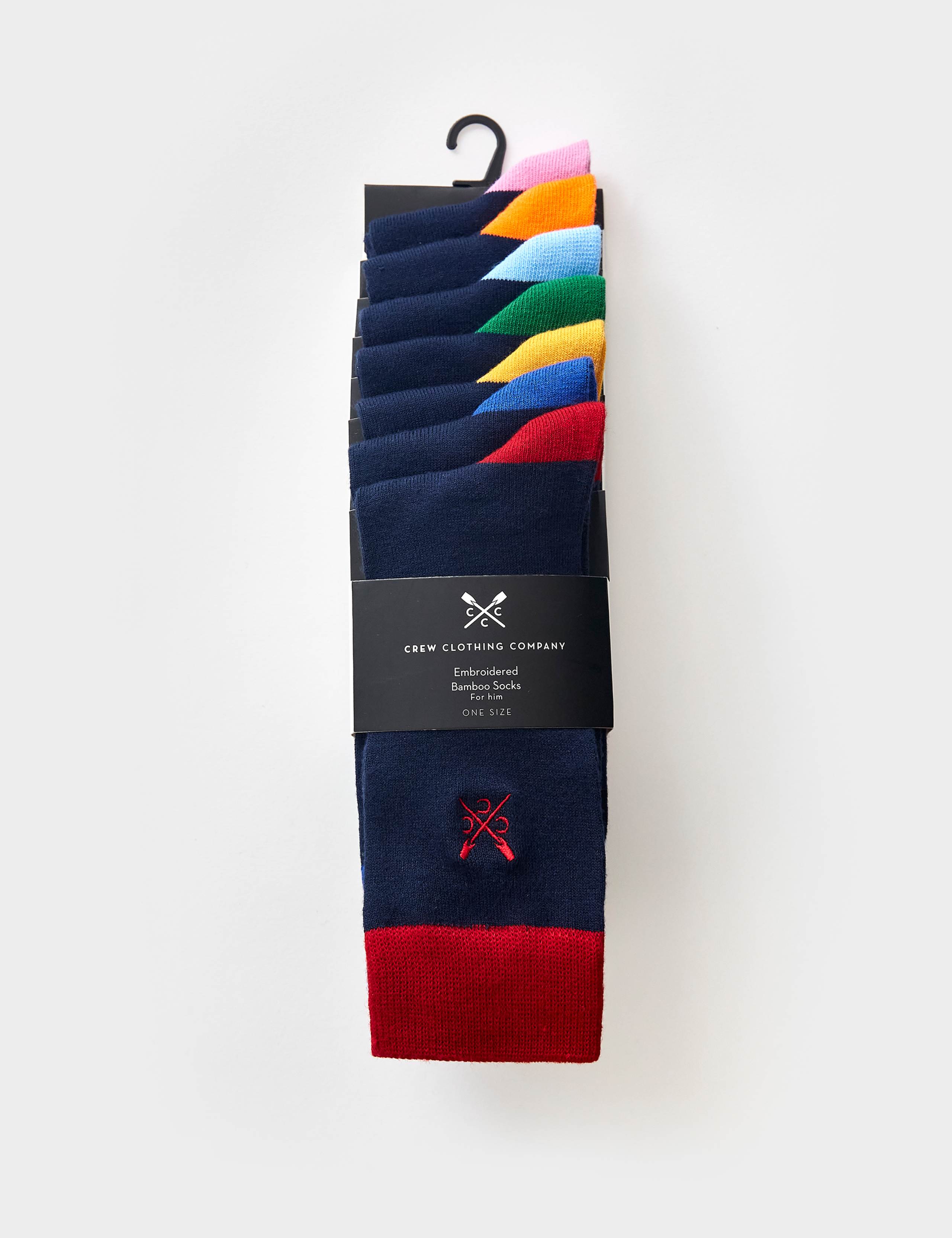 7pk Embroidered Socks 2 of 2