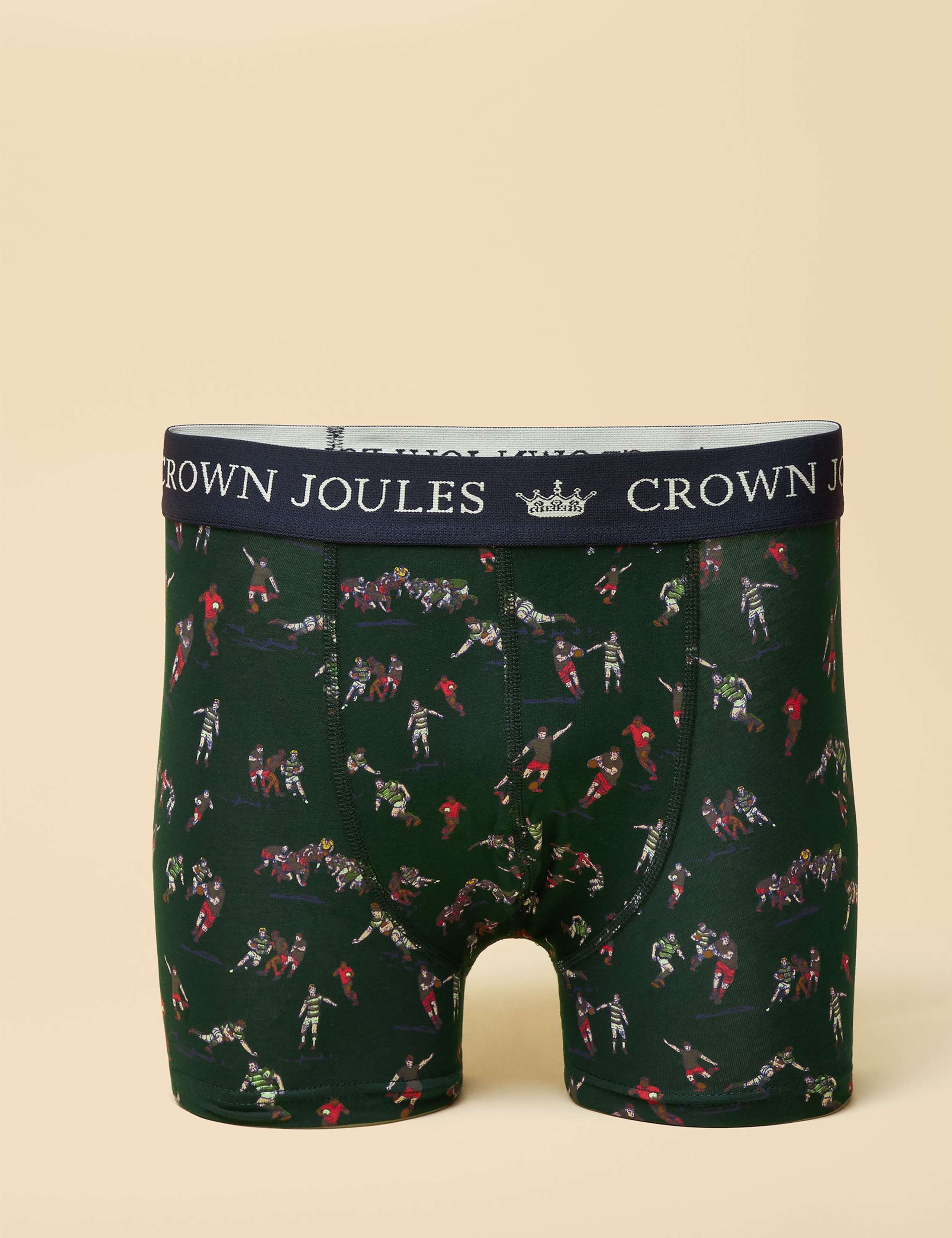 2 Pack Cotton Rich Jersey Printed Boxers 2 of 3