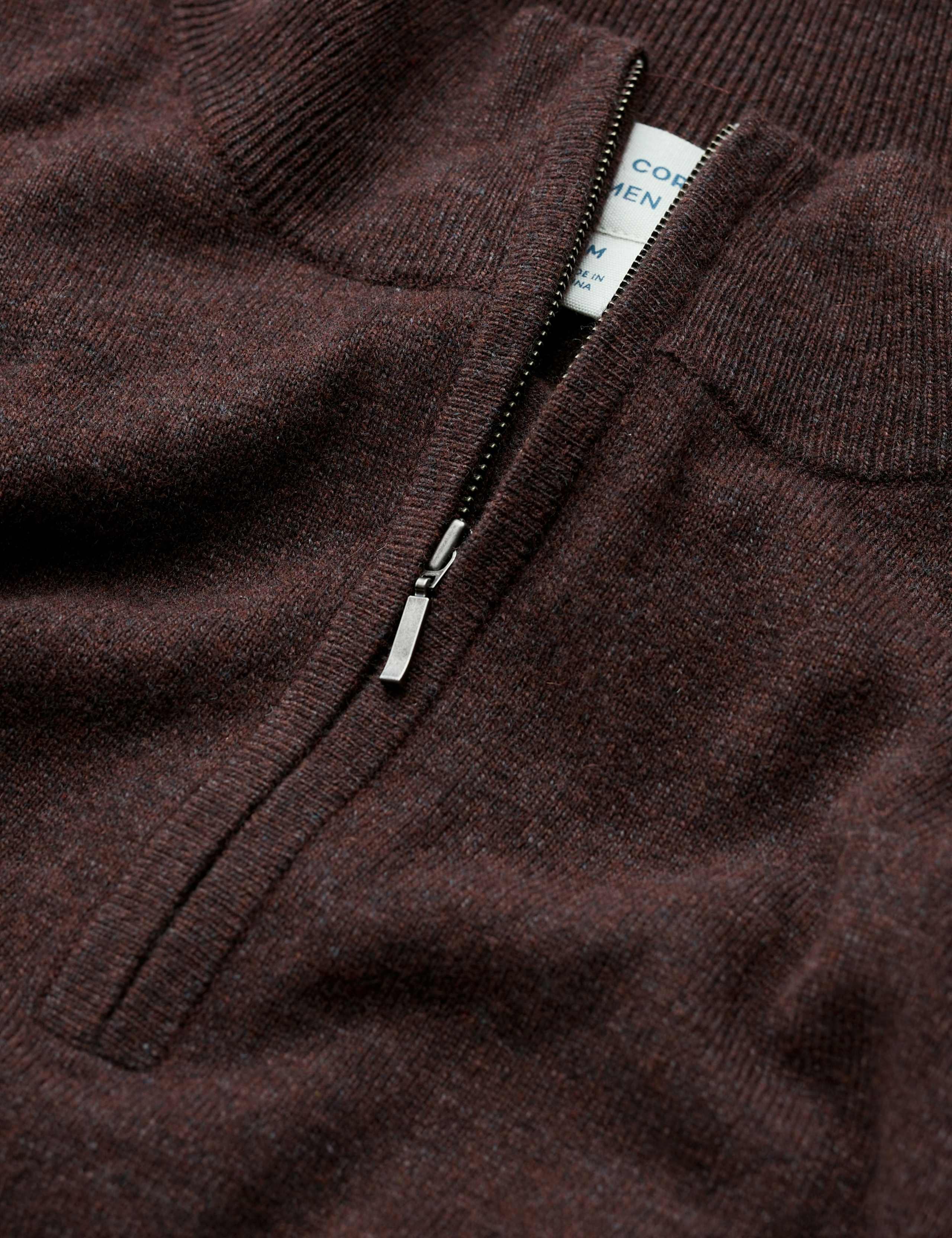 Merino Wool Rich Half Zip Jumper 4 of 5