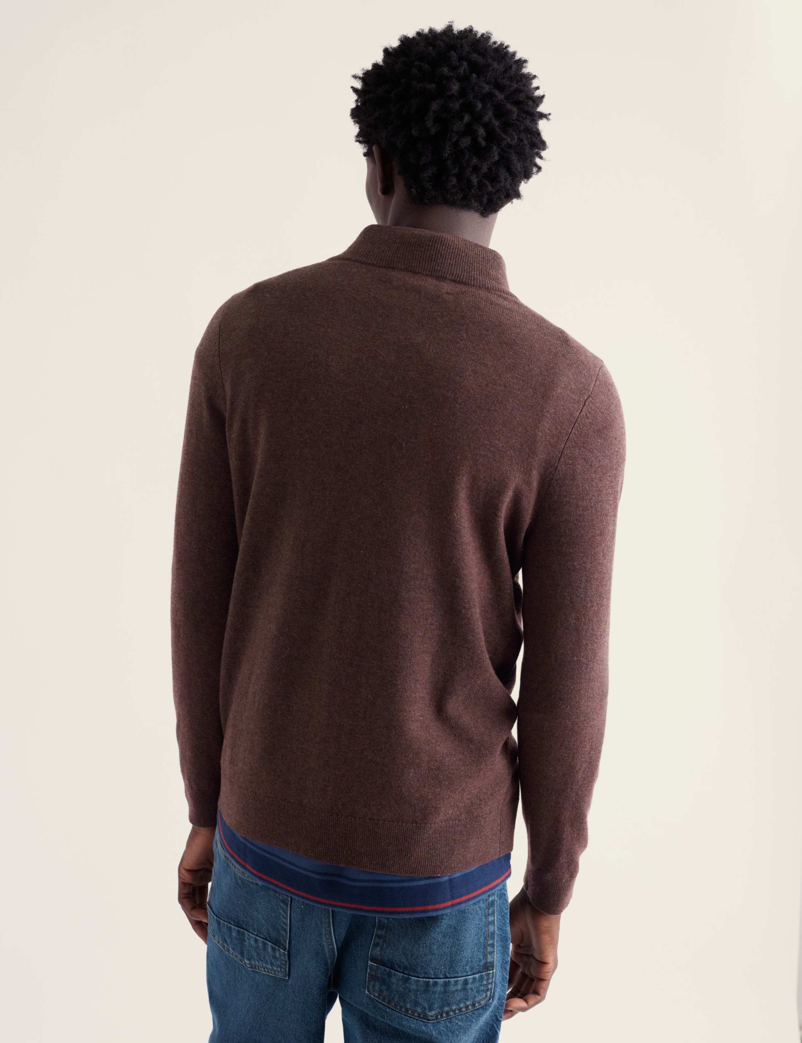 Merino Wool Rich Half Zip Jumper 5 of 5