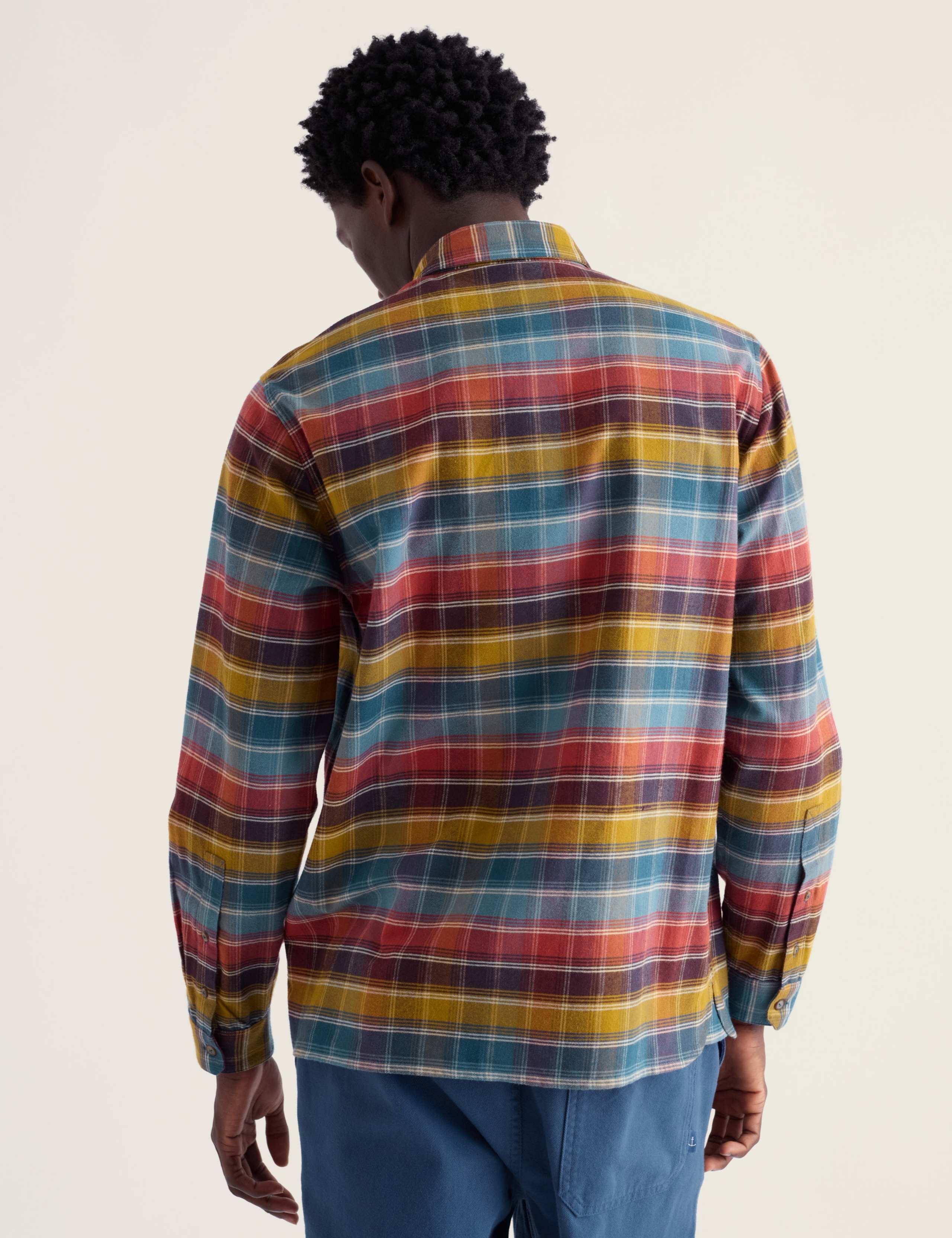 Regular Fit Pure Cotton Checked Flannel Shirt 3 of 5