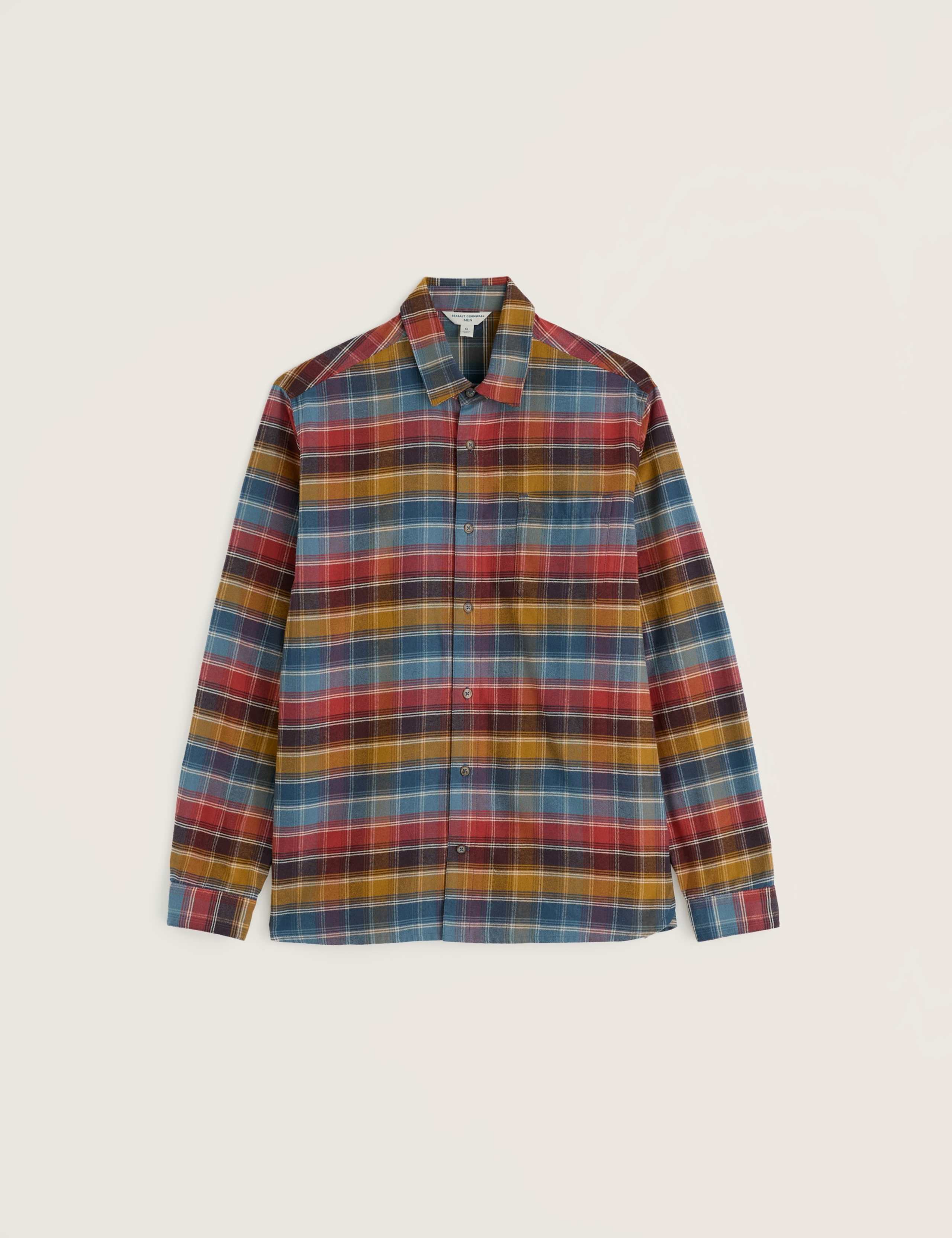 Regular Fit Pure Cotton Checked Flannel Shirt 2 of 5