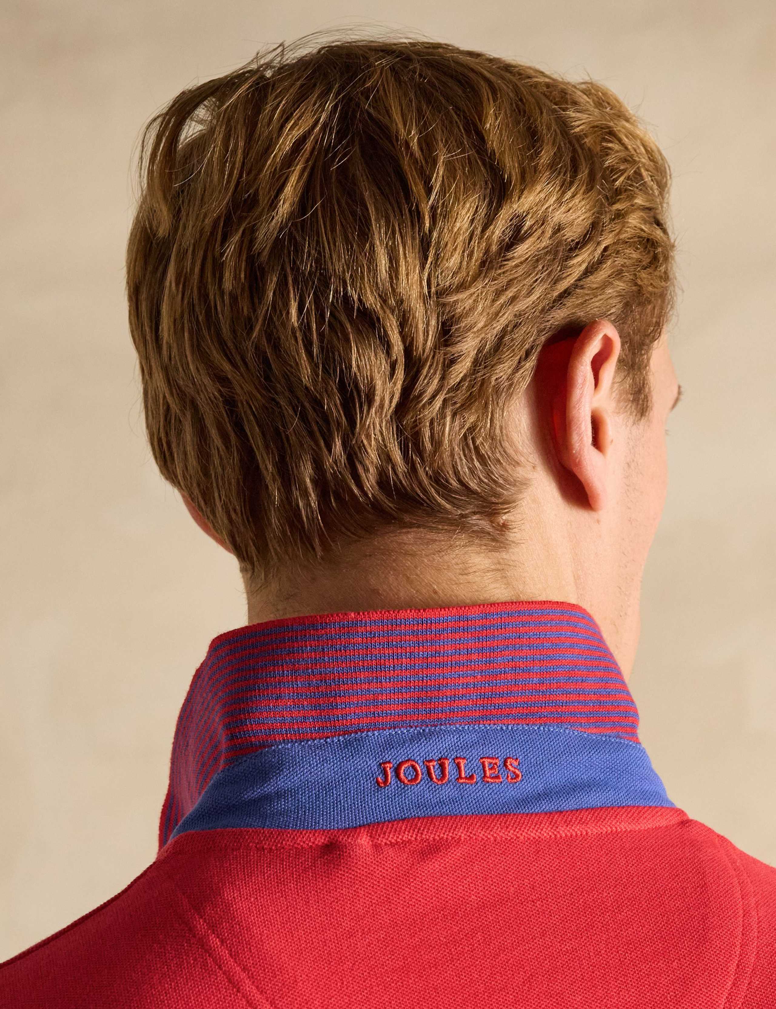 Pure Cotton Piqué Tipped Collar Polo Shirt 7 of 7