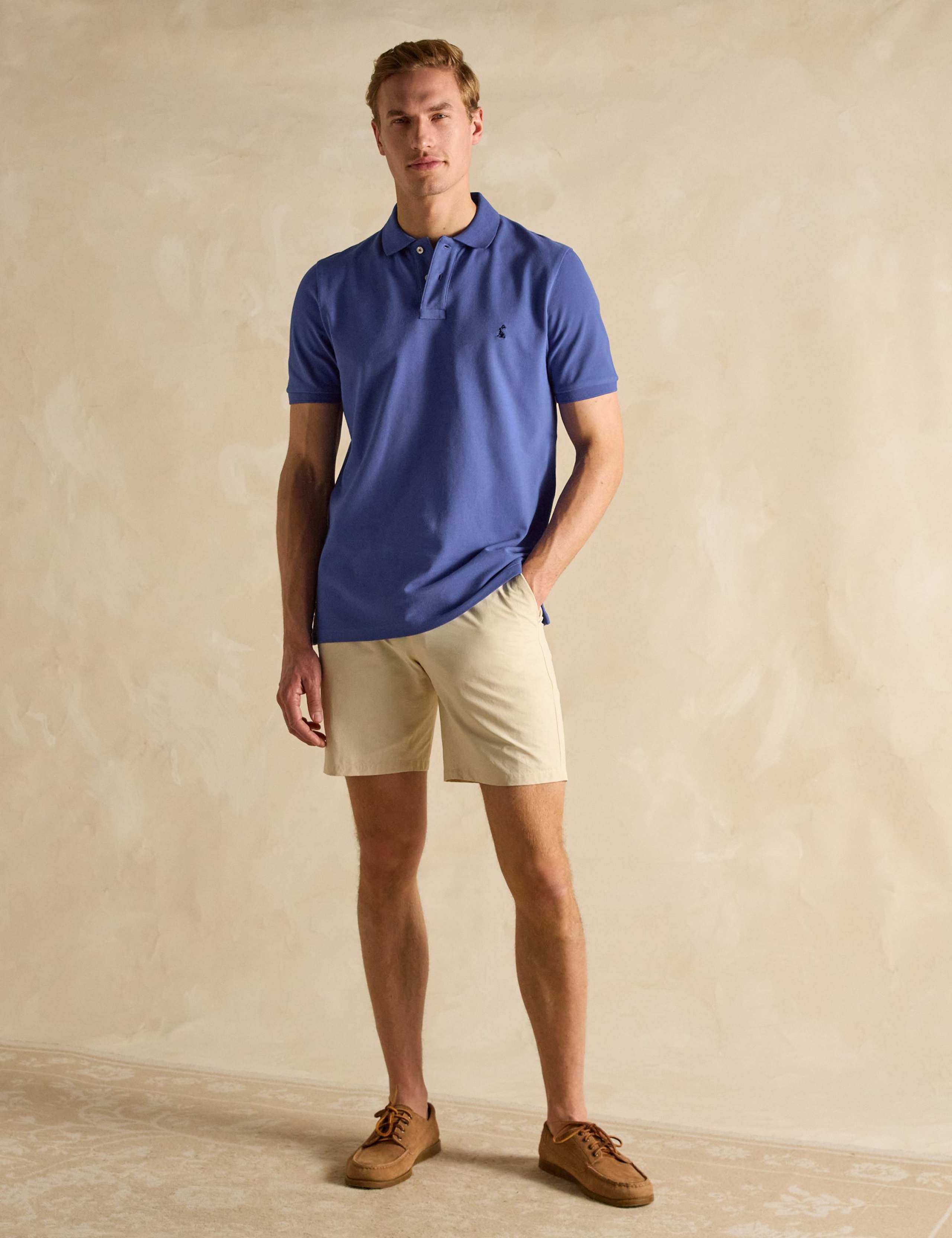 Pure Cotton Piqué Tipped Collar Polo Shirt 3 of 8