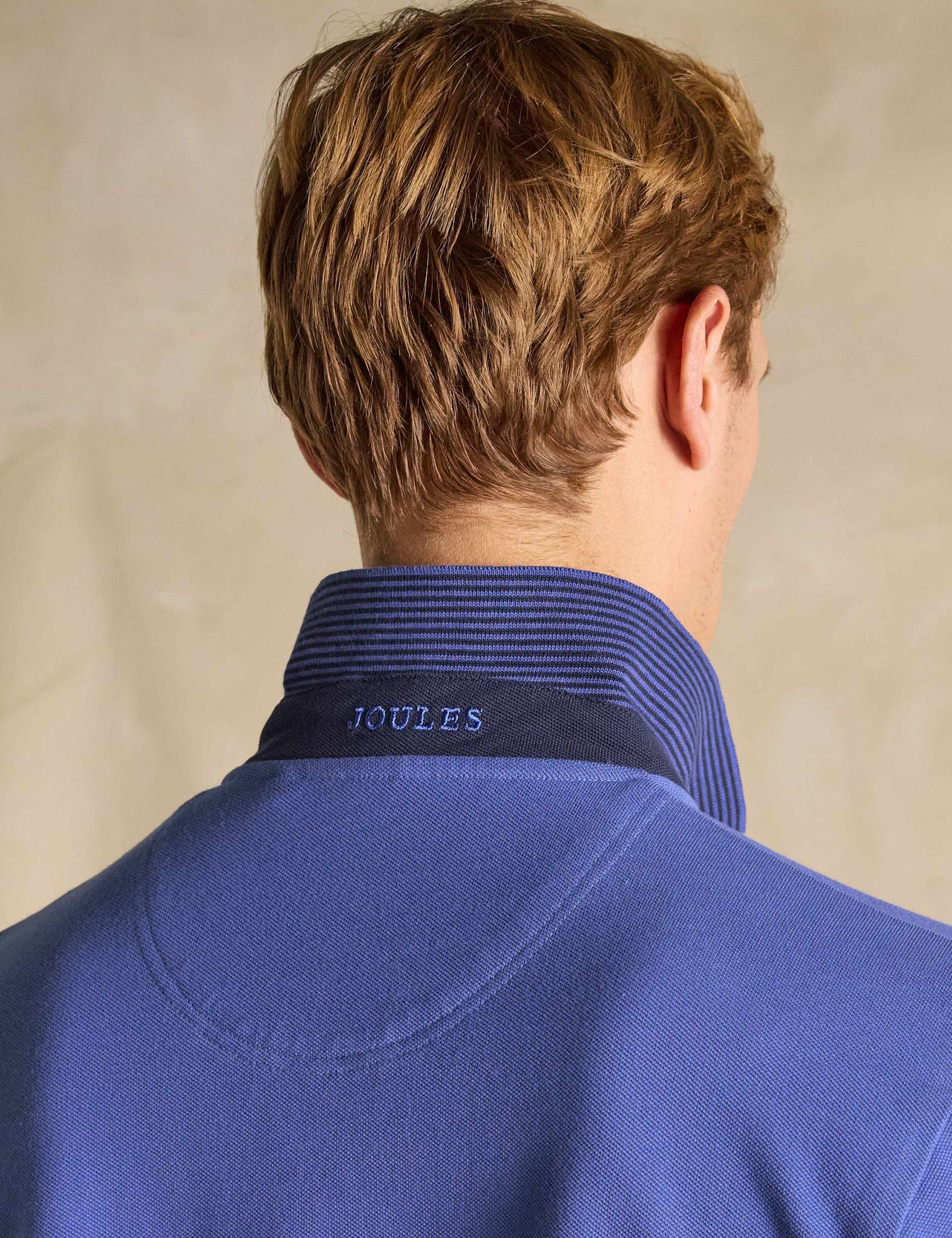 Pure Cotton Piqué Tipped Collar Polo Shirt 6 of 8