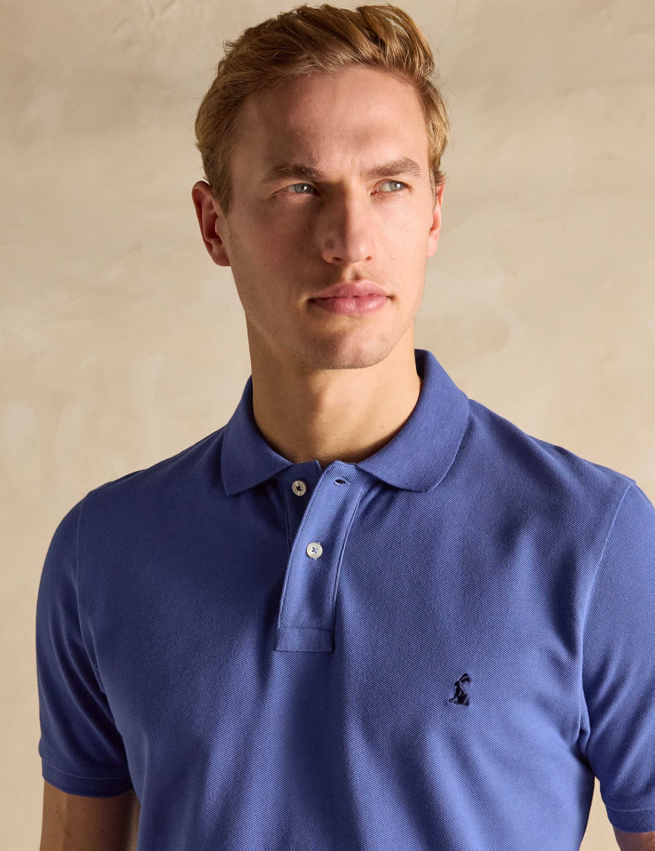 Pure Cotton Piqué Tipped Collar Polo Shirt 8 of 8