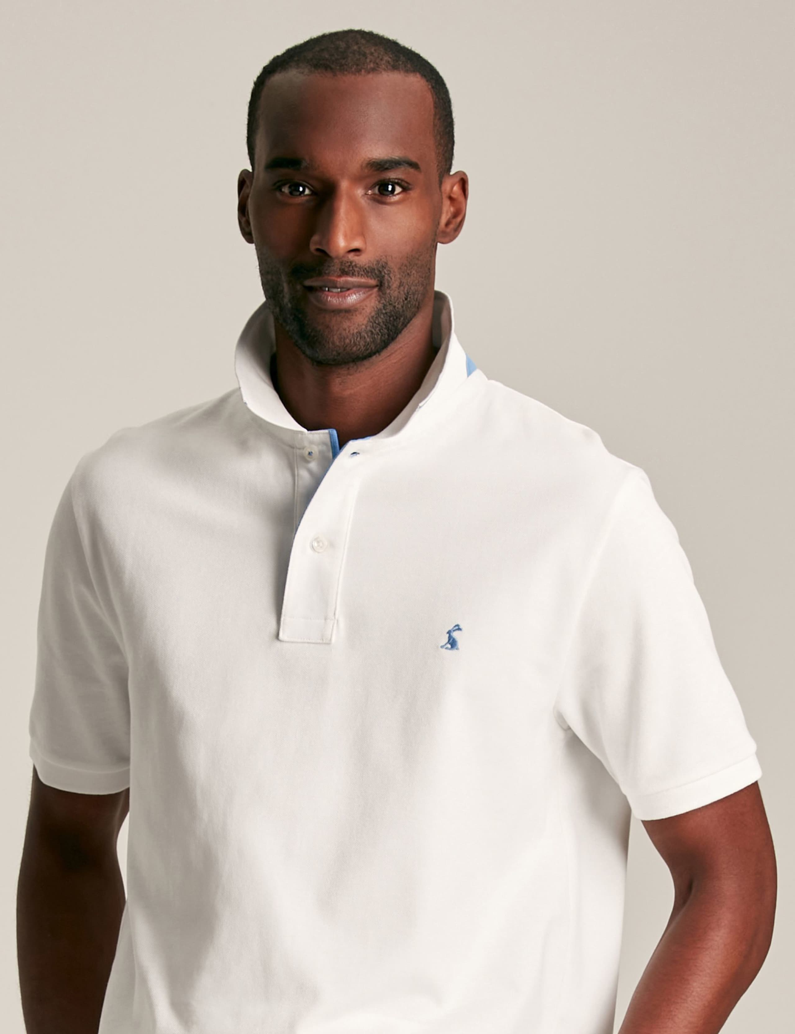 Pure Cotton Piqué Tipped Collar Polo Shirt 3 of 6