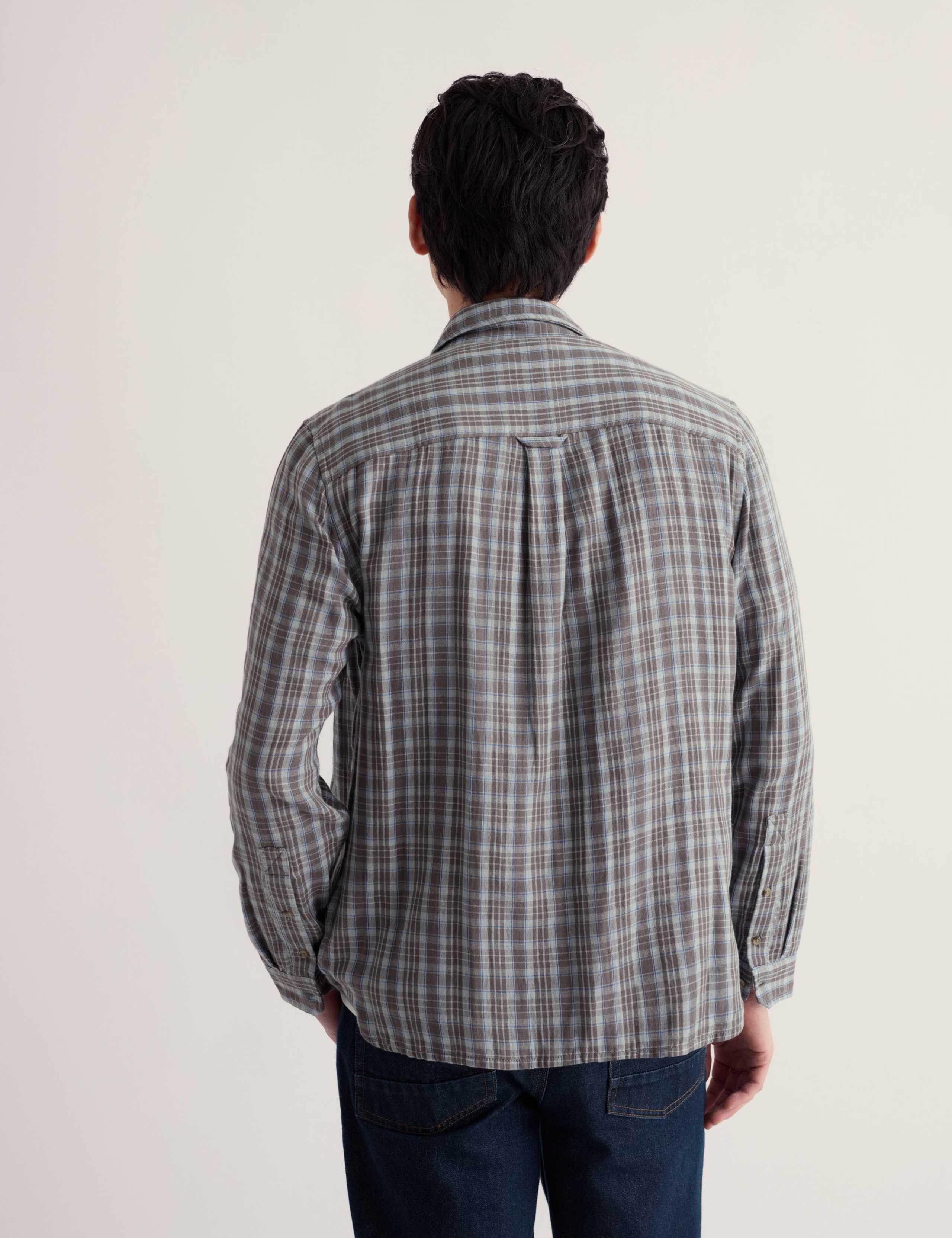Relaxed Fit Pure Cotton Checked Shirt 4 of 5