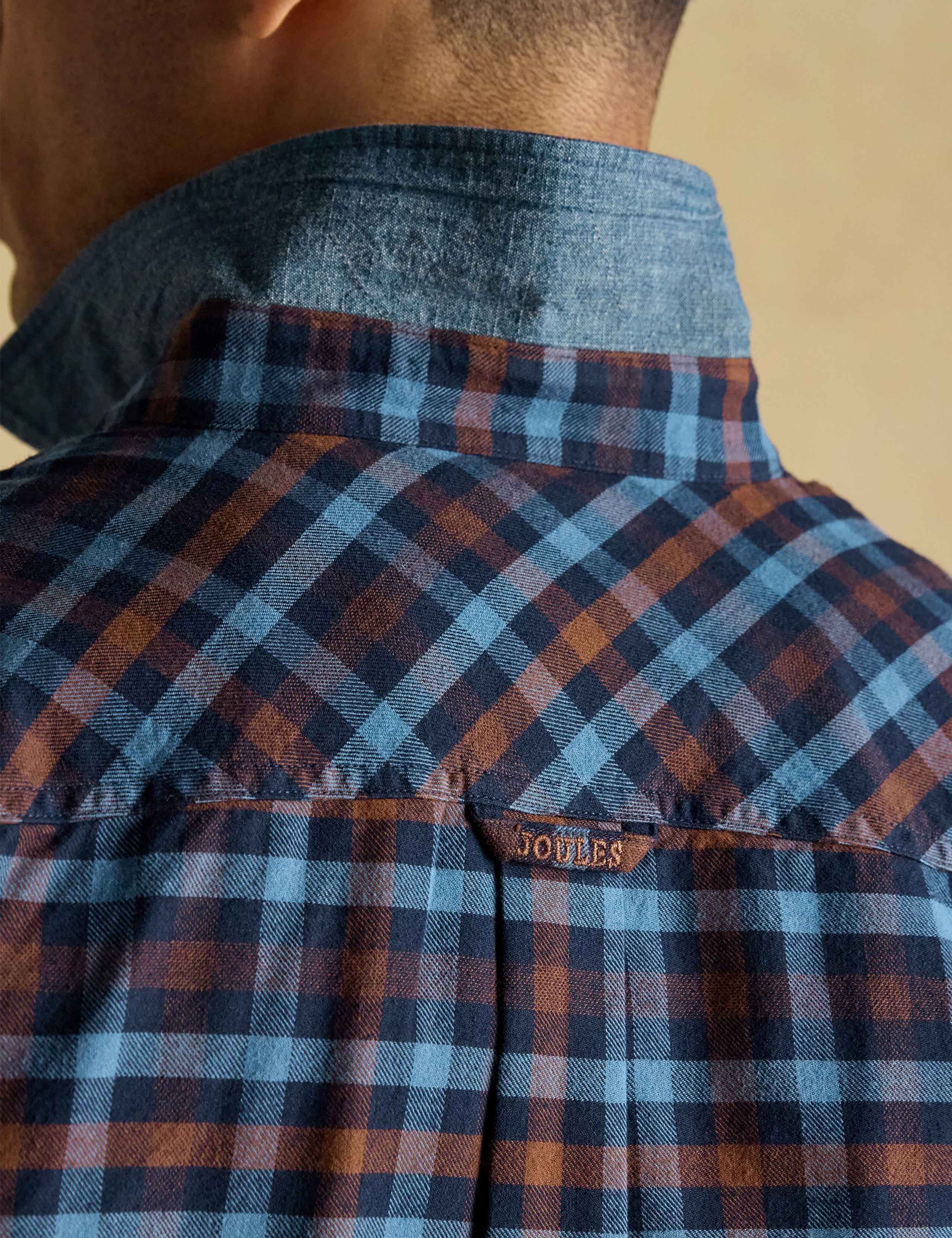 Regular Fit Brushed Cotton Flannel Shirt 7 of 8