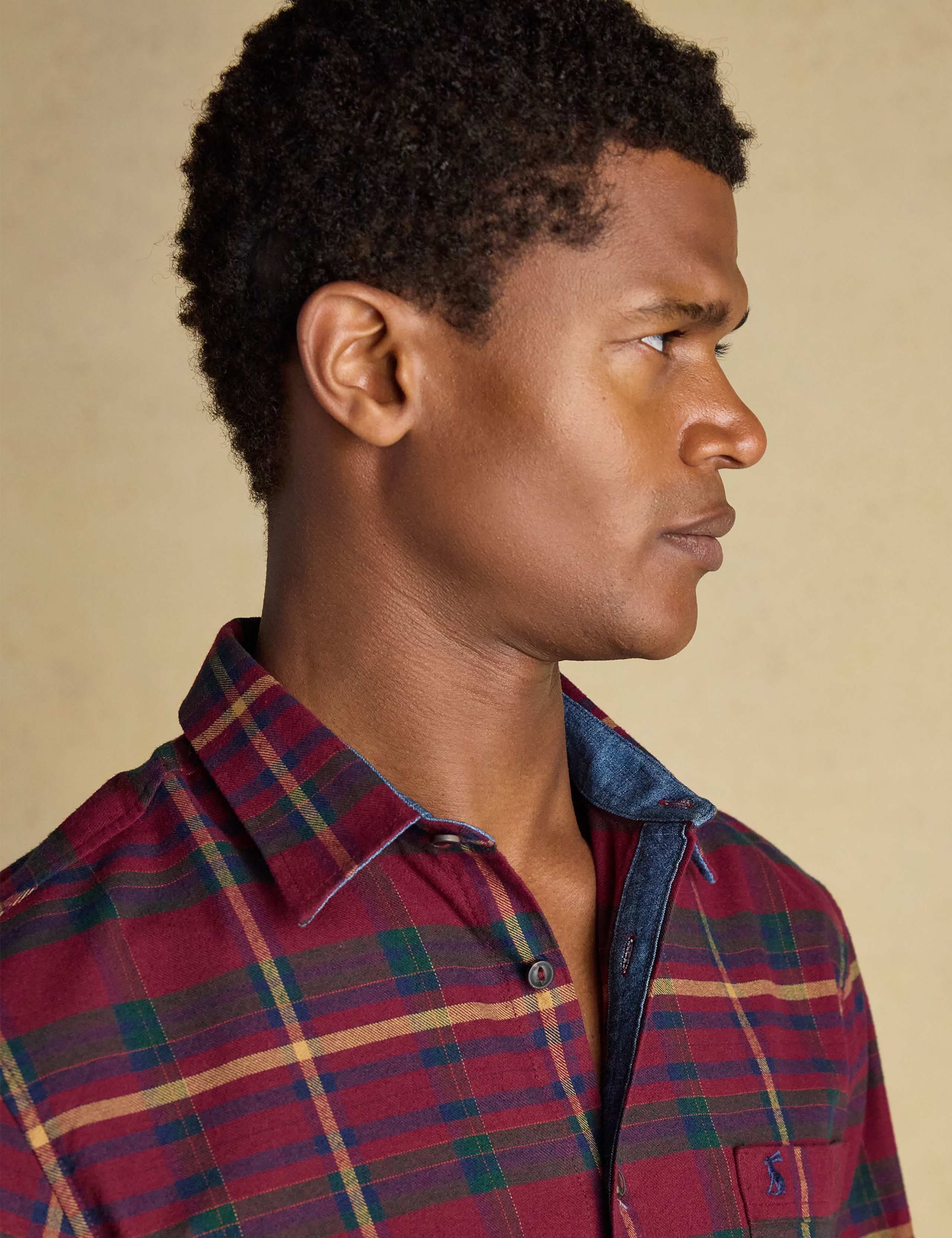 Regular Fit Brushed Cotton Flannel Shirt 4 of 12