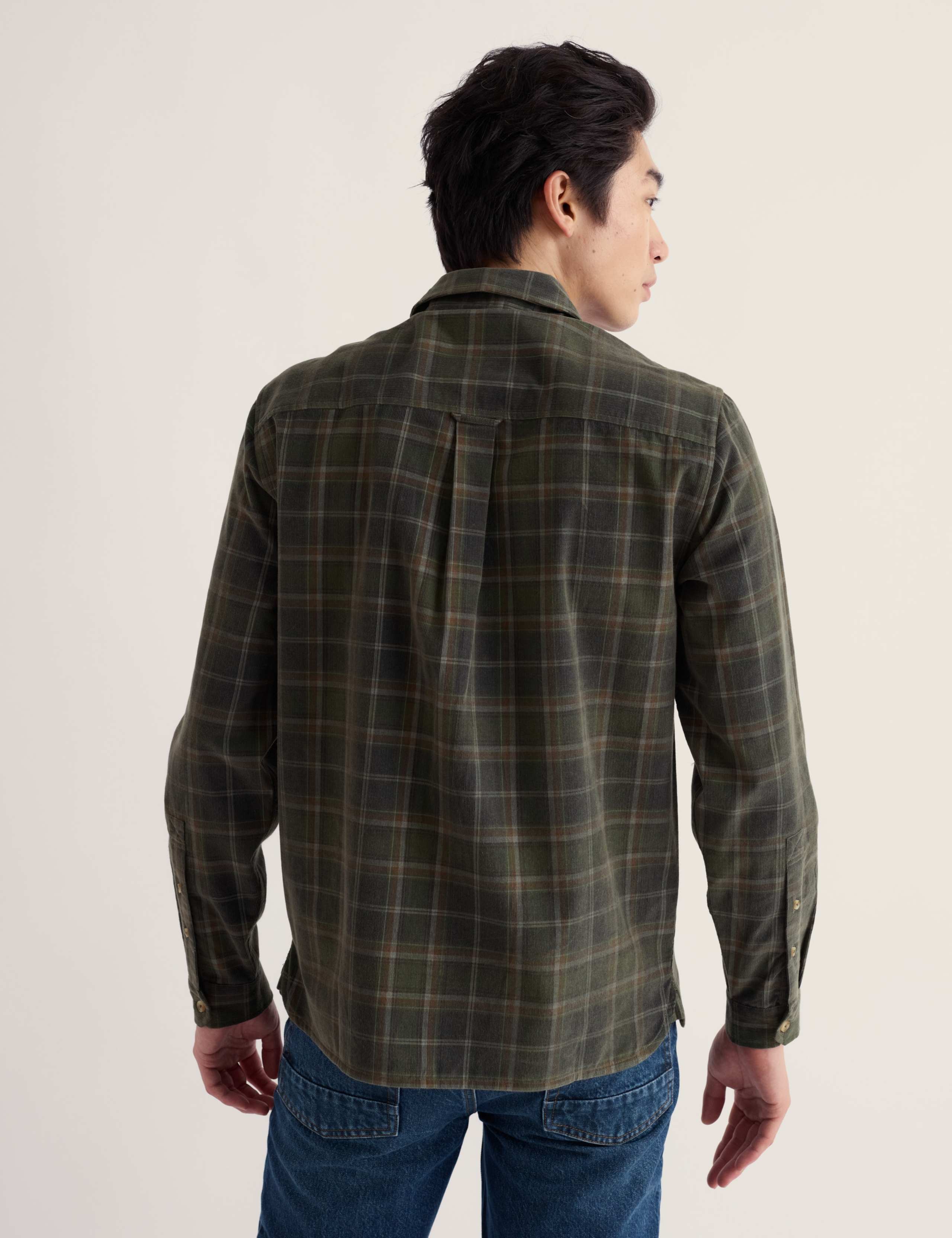 Relaxed Fit Corduroy Checked Shirt 3 of 5