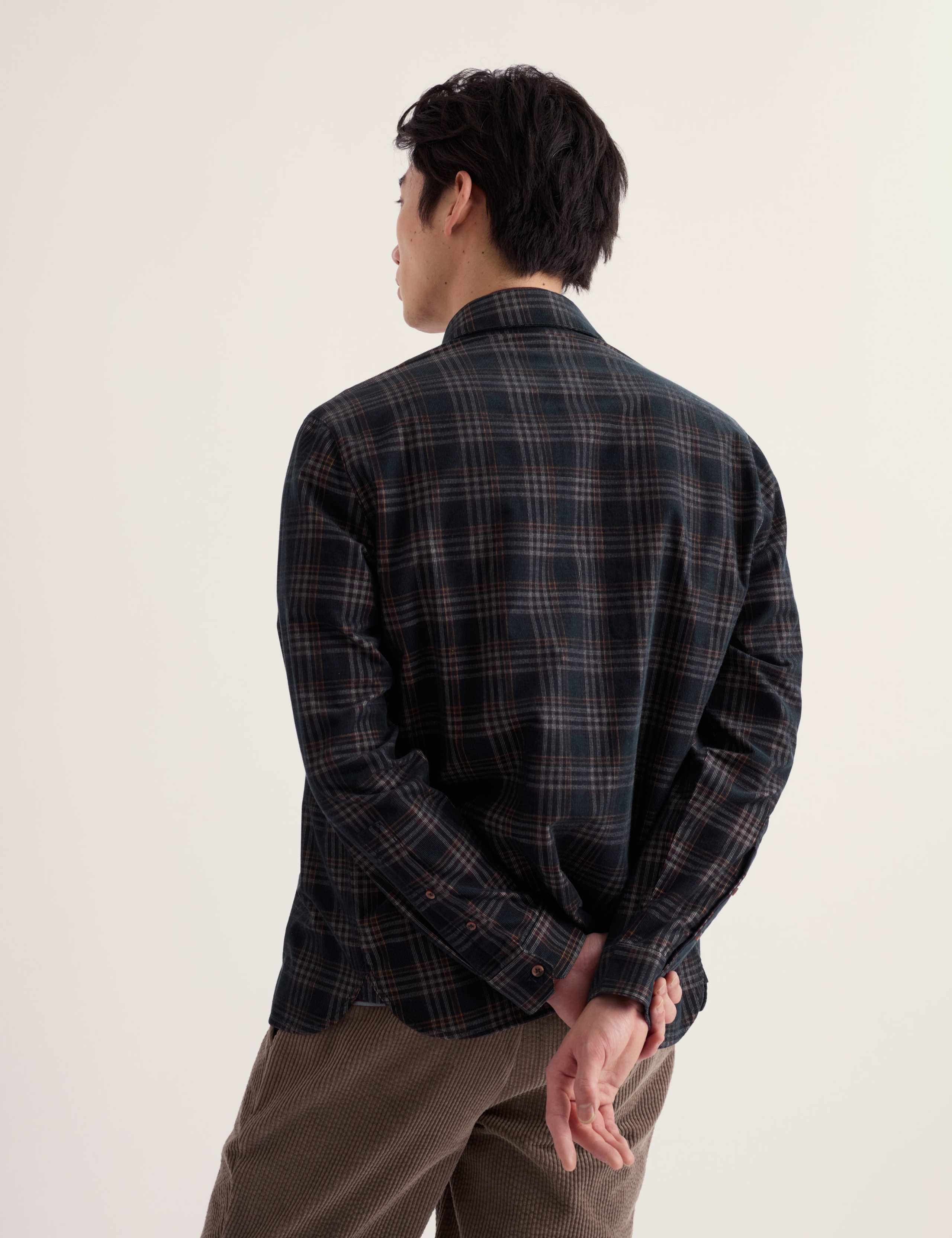 Relaxed Fit Corduroy Checked Shirt 4 of 5