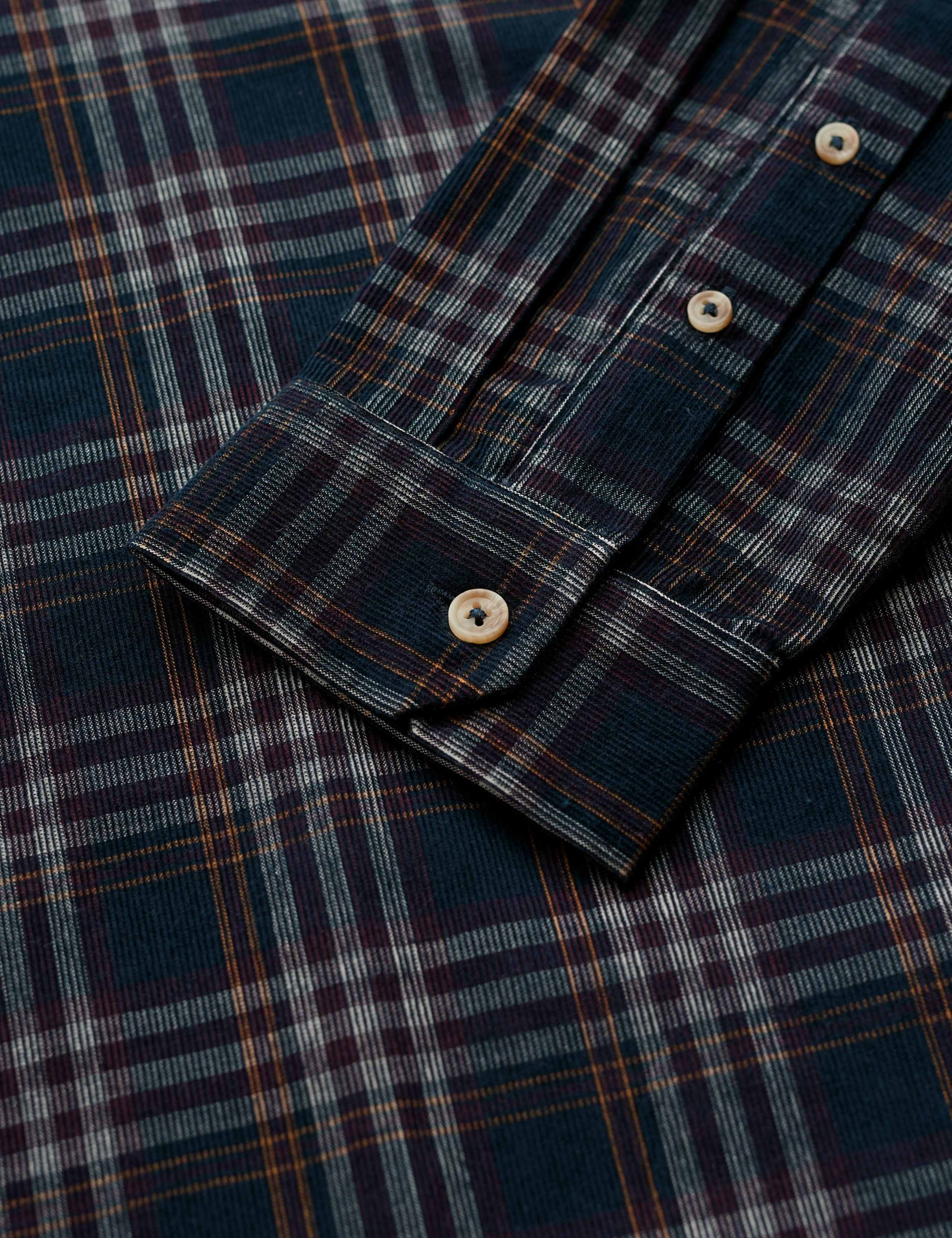 Relaxed Fit Corduroy Checked Shirt 5 of 5