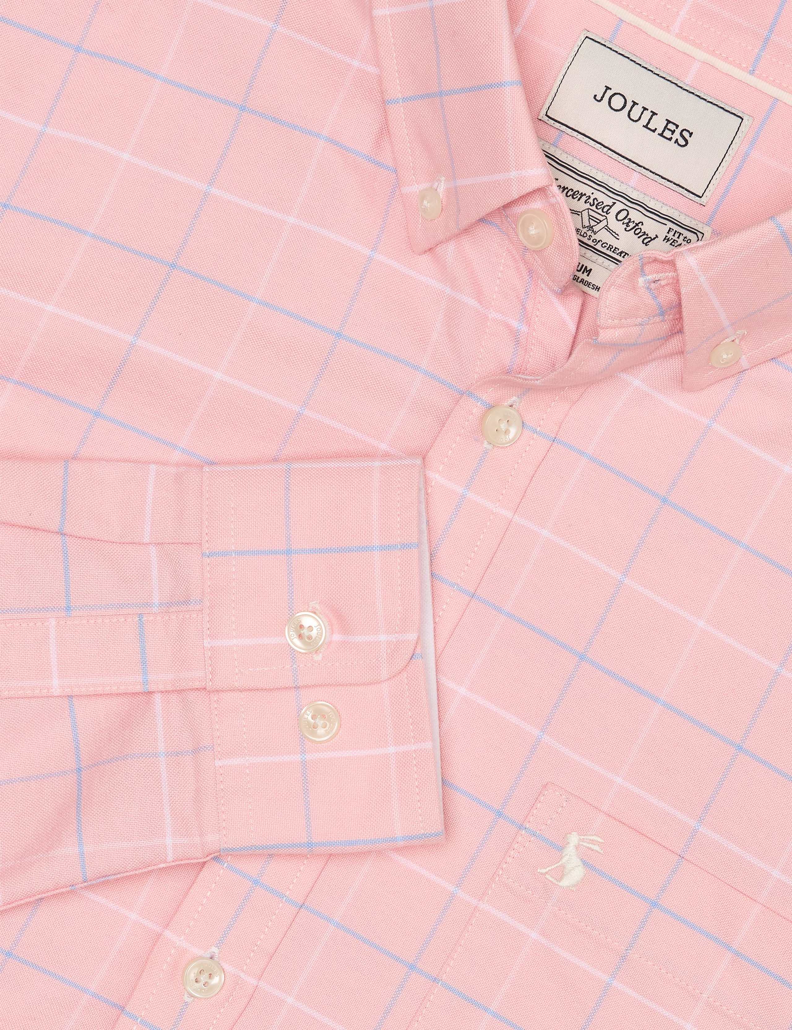 Pure Cotton Checked Oxford Shirt 7 of 7