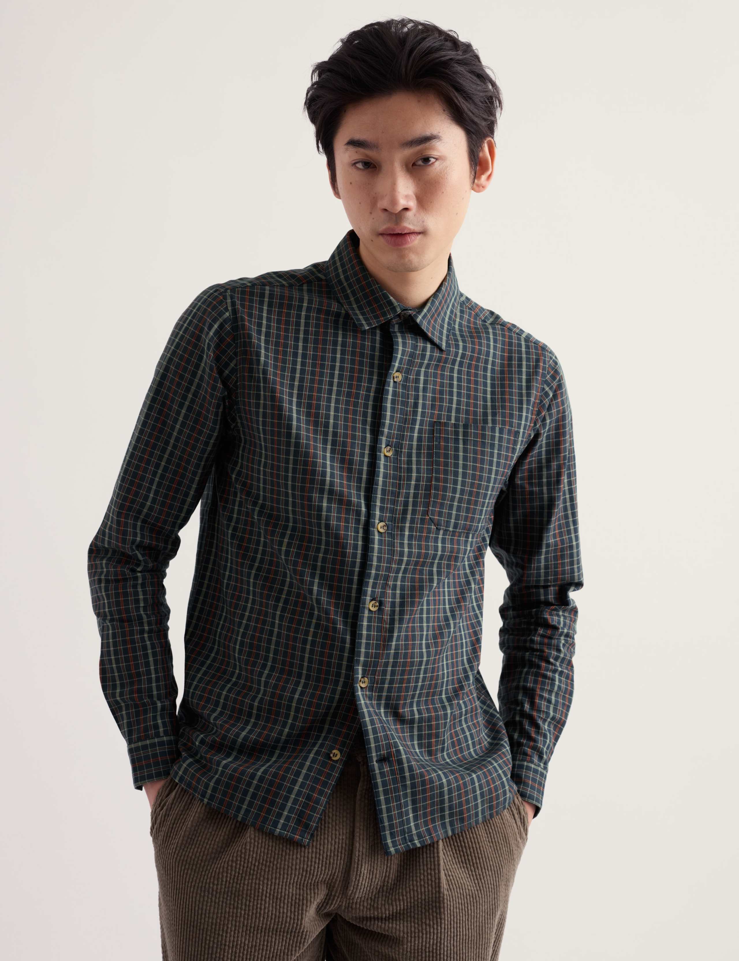 Regular Fit Pure Cotton Checked Shirt 3 of 5
