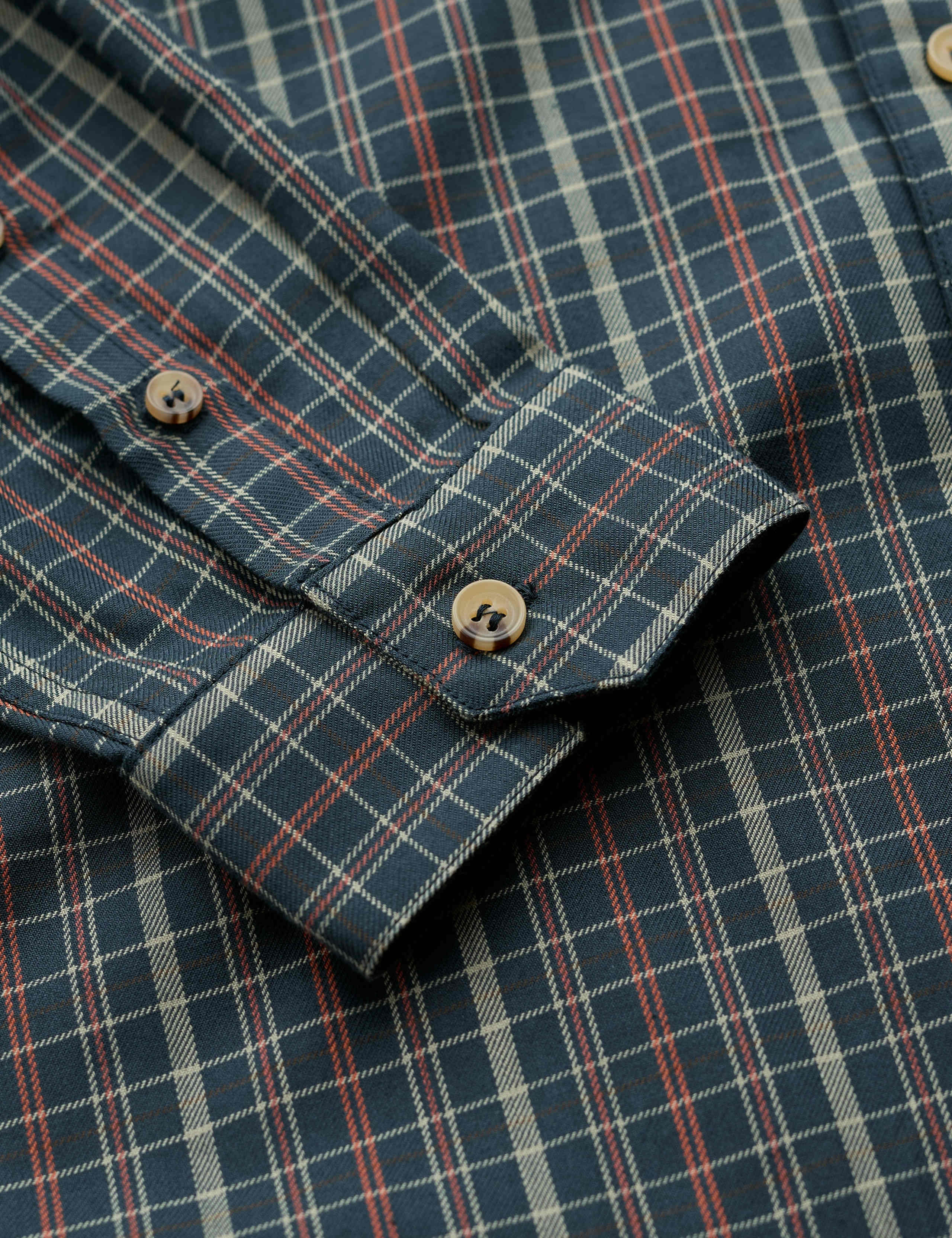 Regular Fit Pure Cotton Checked Shirt 5 of 5