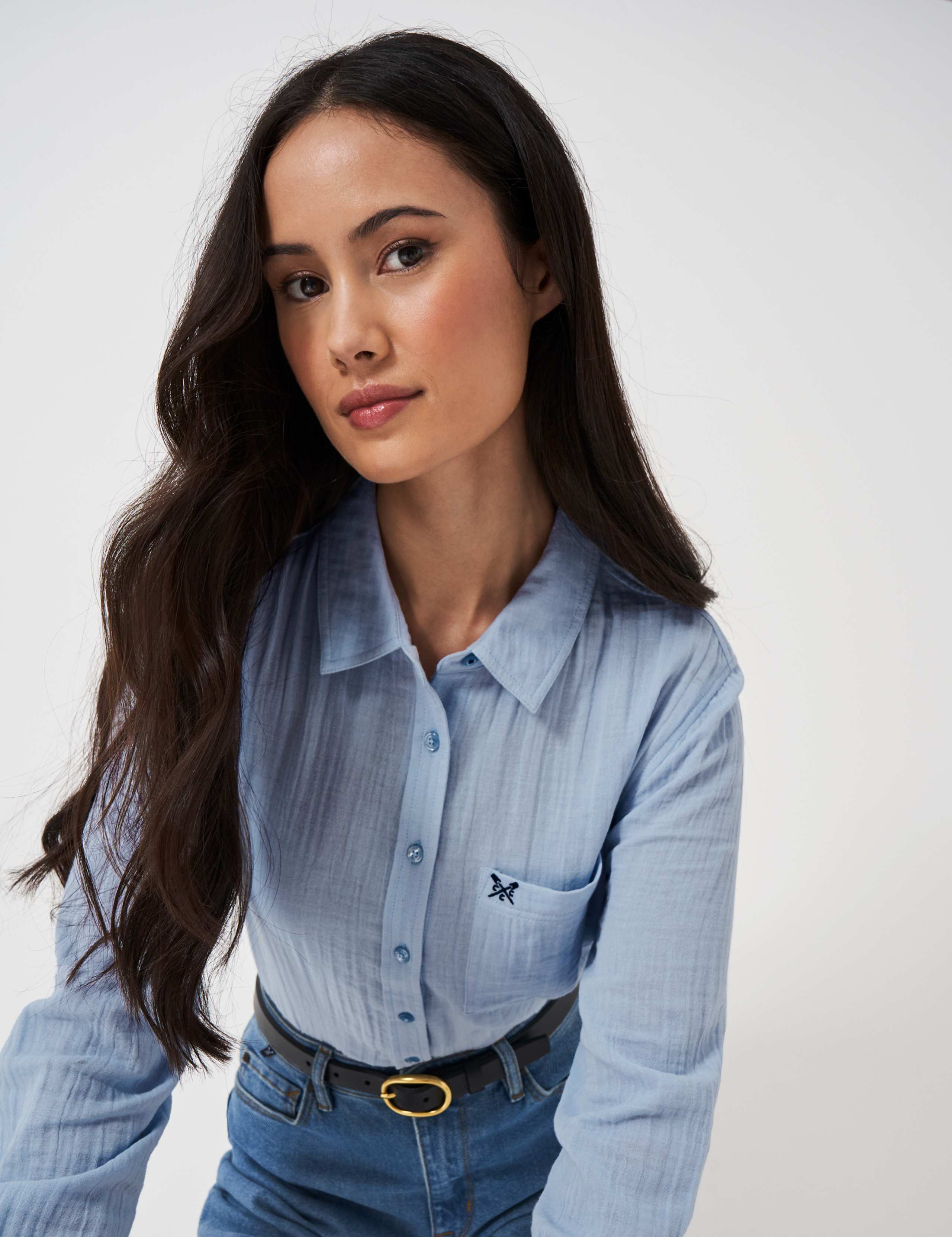 Pure Cotton Textured Relaxed Shirt 3 of 5