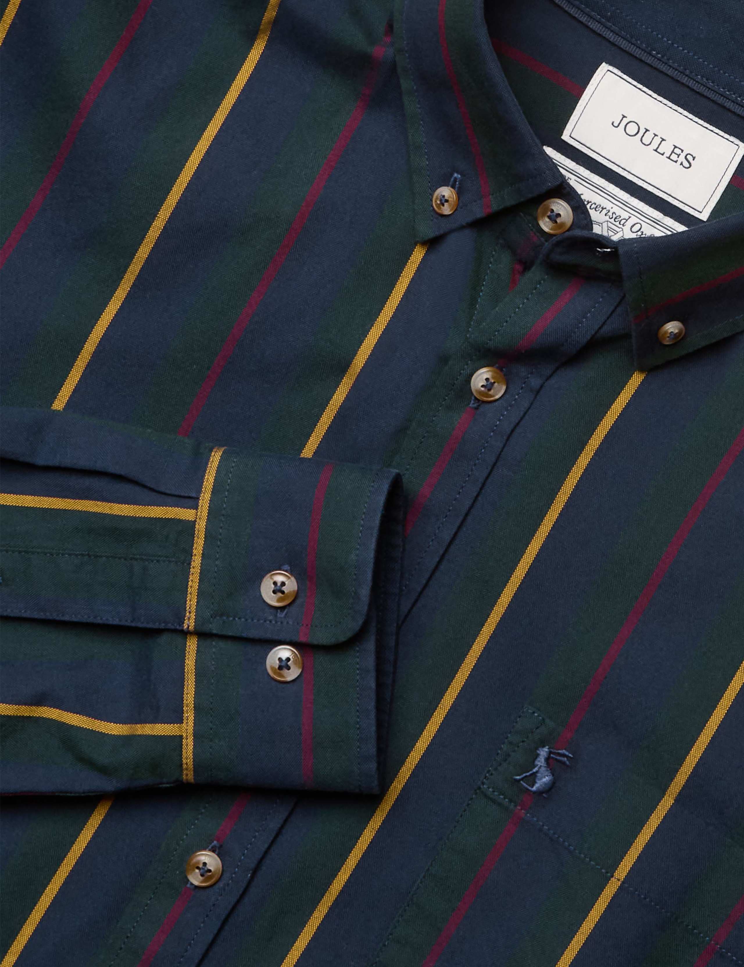 Regular Fit Pure Cotton Stripe Oxford Shirt 4 of 11