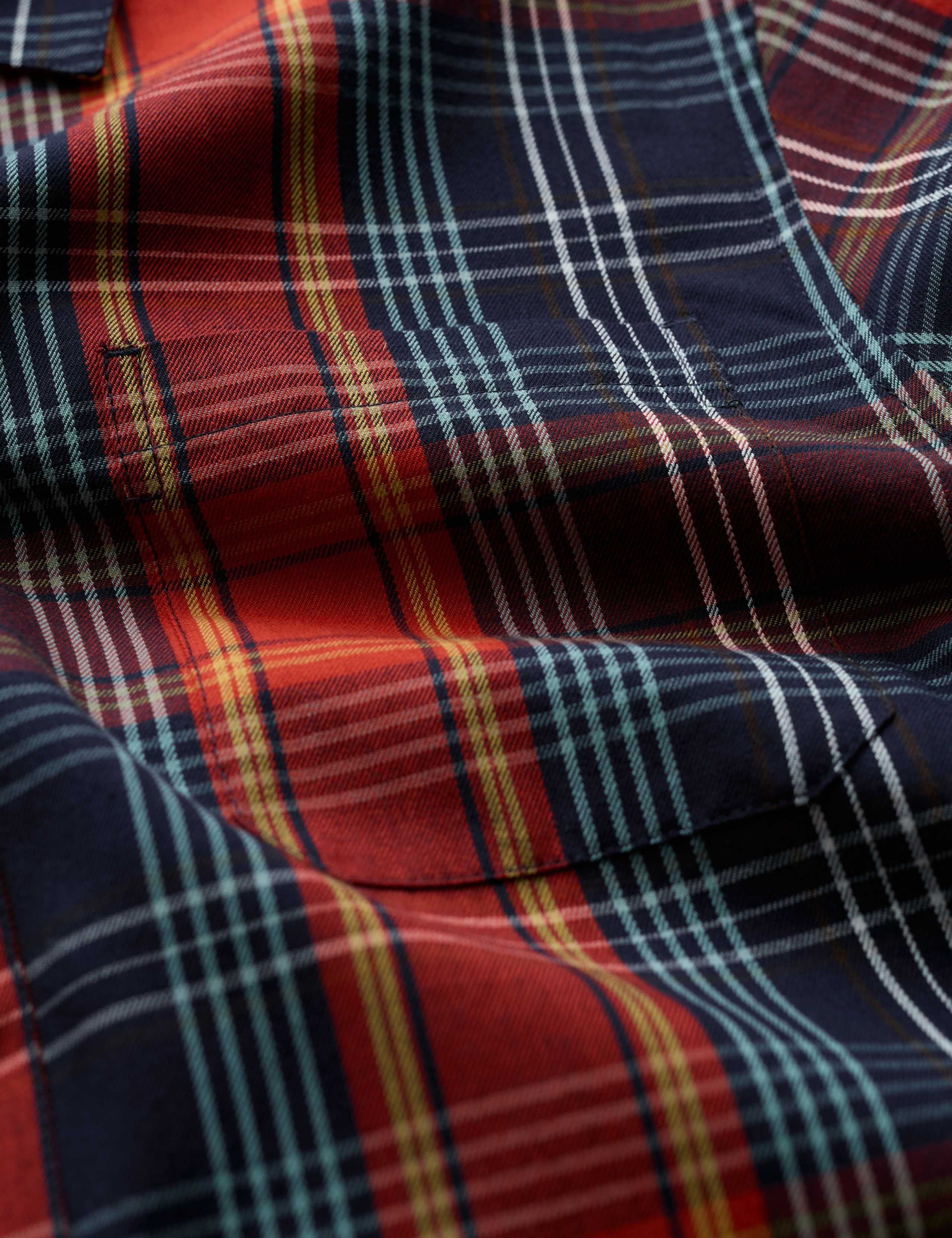 Regular Fit Pure Cotton Checked Shirt 5 of 5