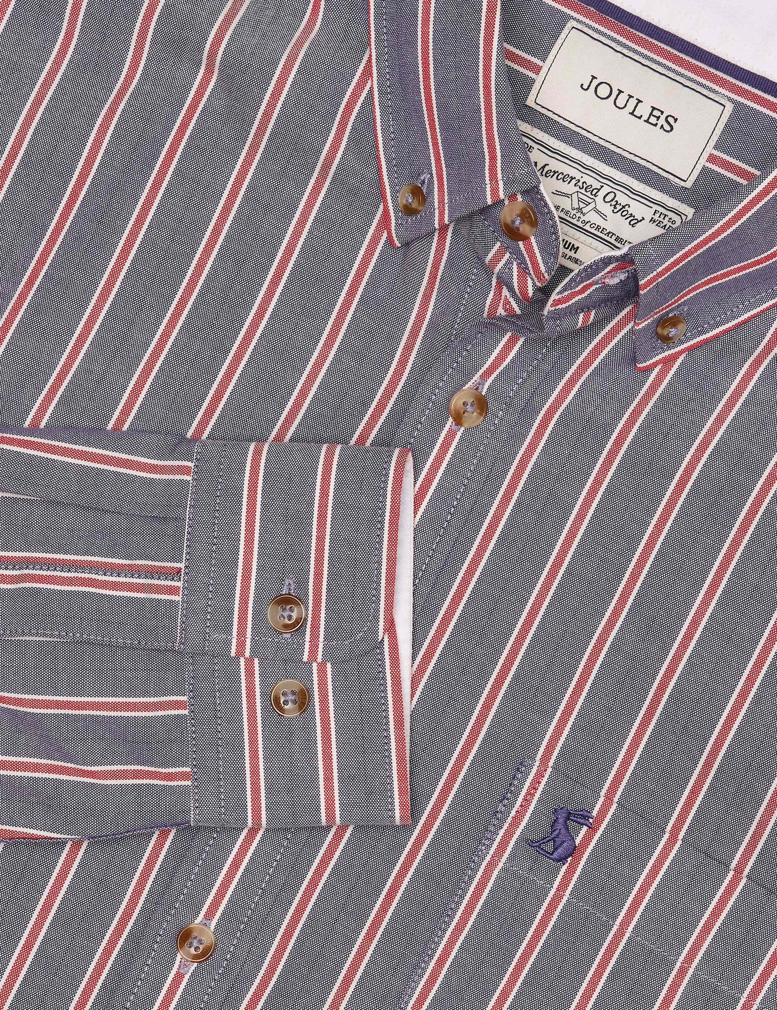 Pure Cotton Striped Oxford Shirt 2 of 8