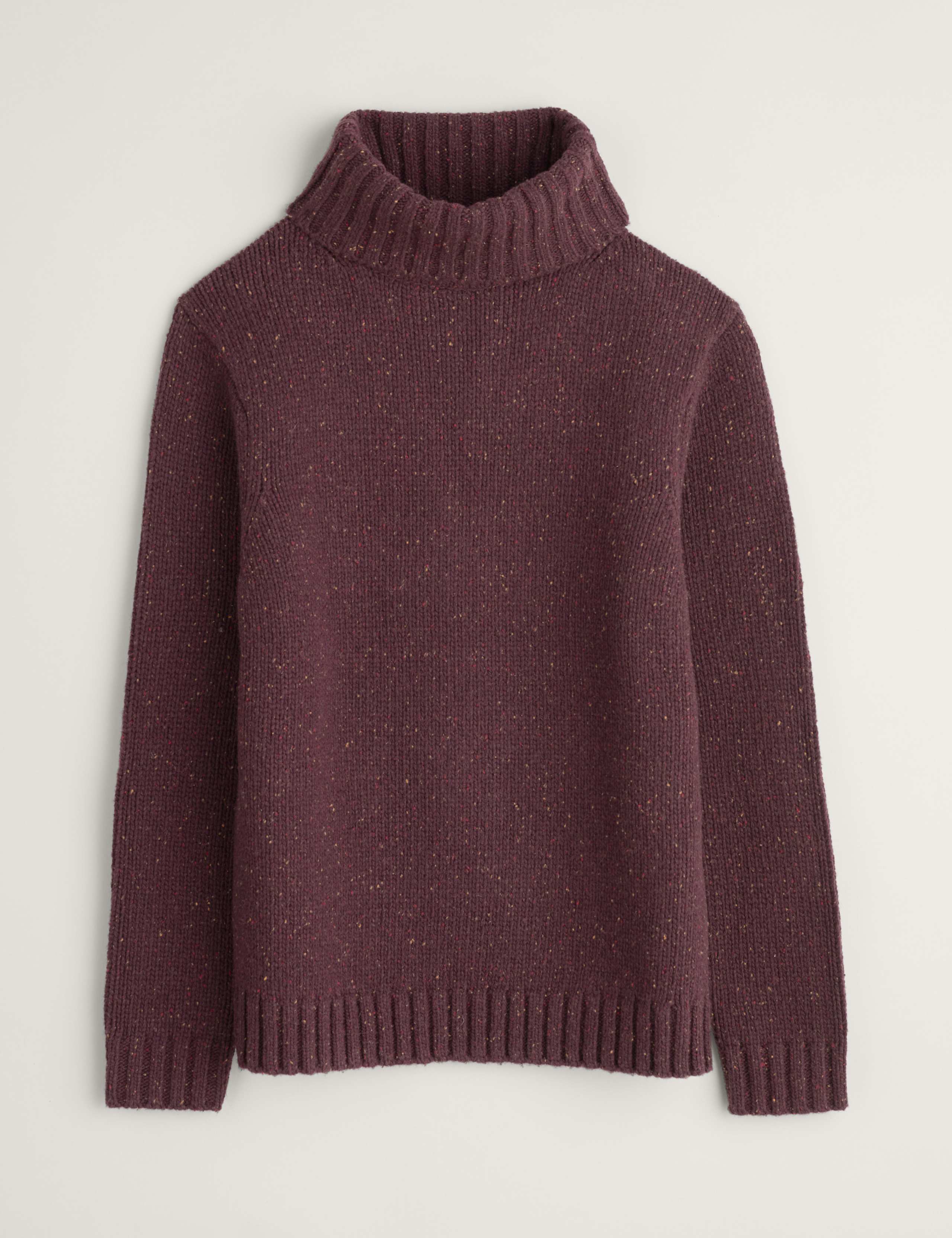 Pure Wool Chunky Funnel Neck Jumper 2 of 4