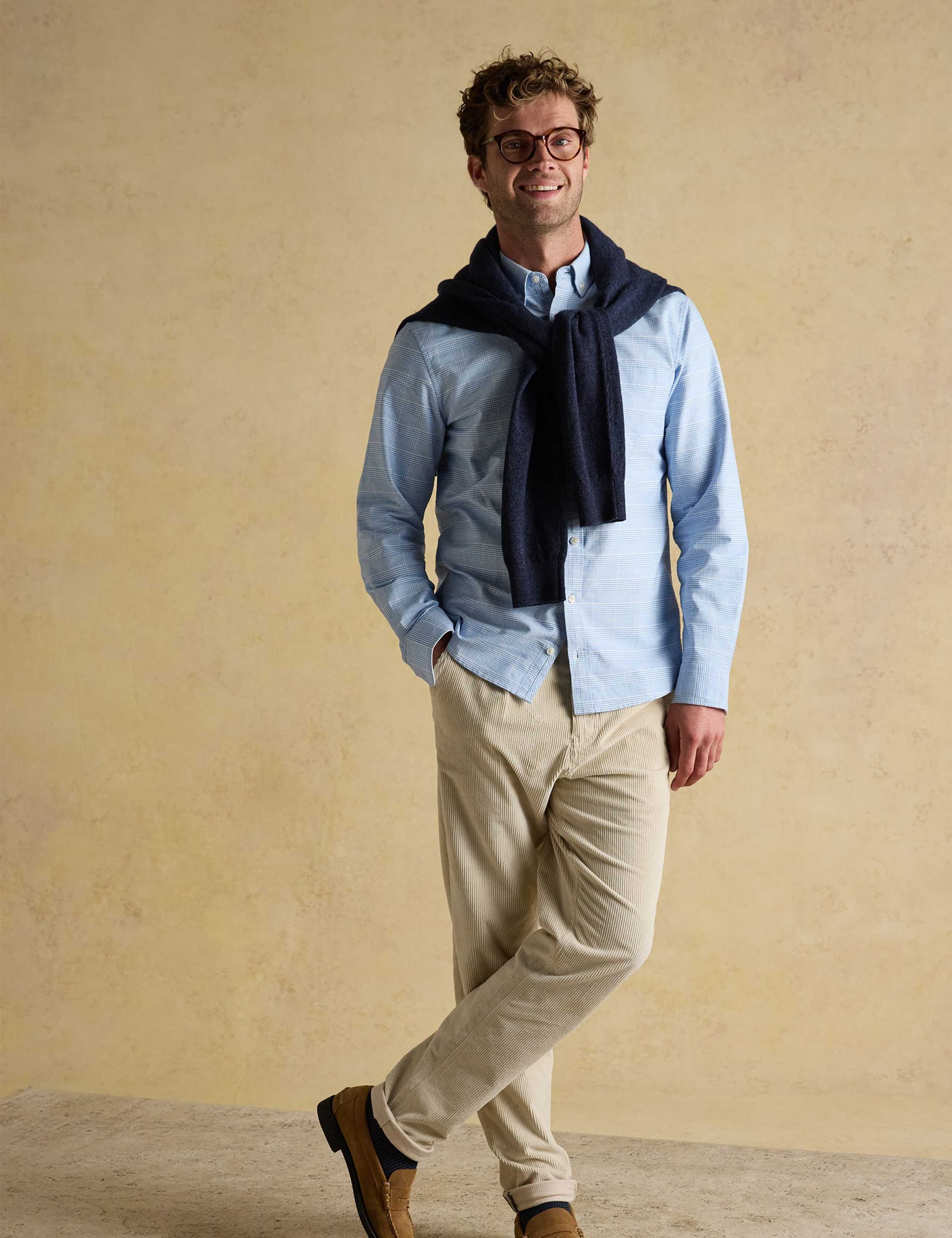 Regular Fit Pure Cotton Check Oxford Shirt 2 of 8