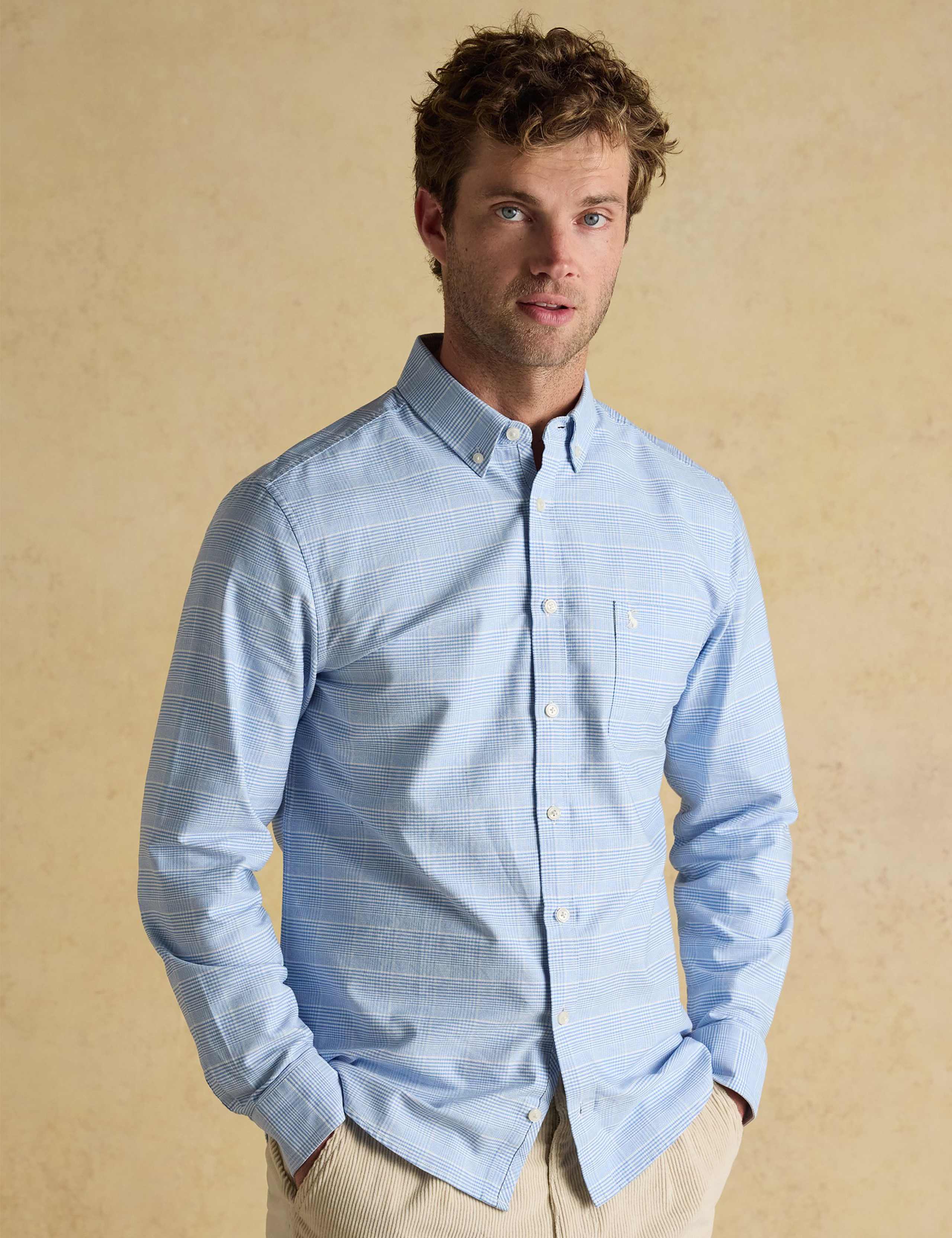 Regular Fit Pure Cotton Check Oxford Shirt 4 of 8